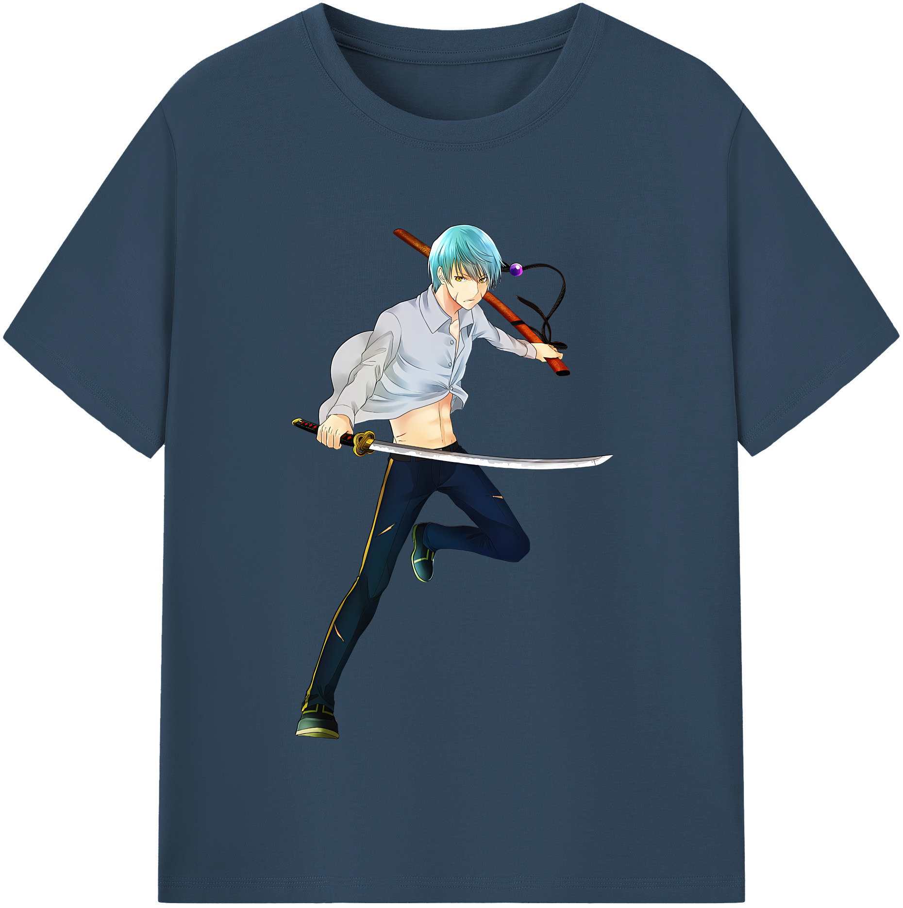 （画像用） 刀剣乱舞 Touken Ranbu 綿100％半袖Tシャツ（フロントプリント）