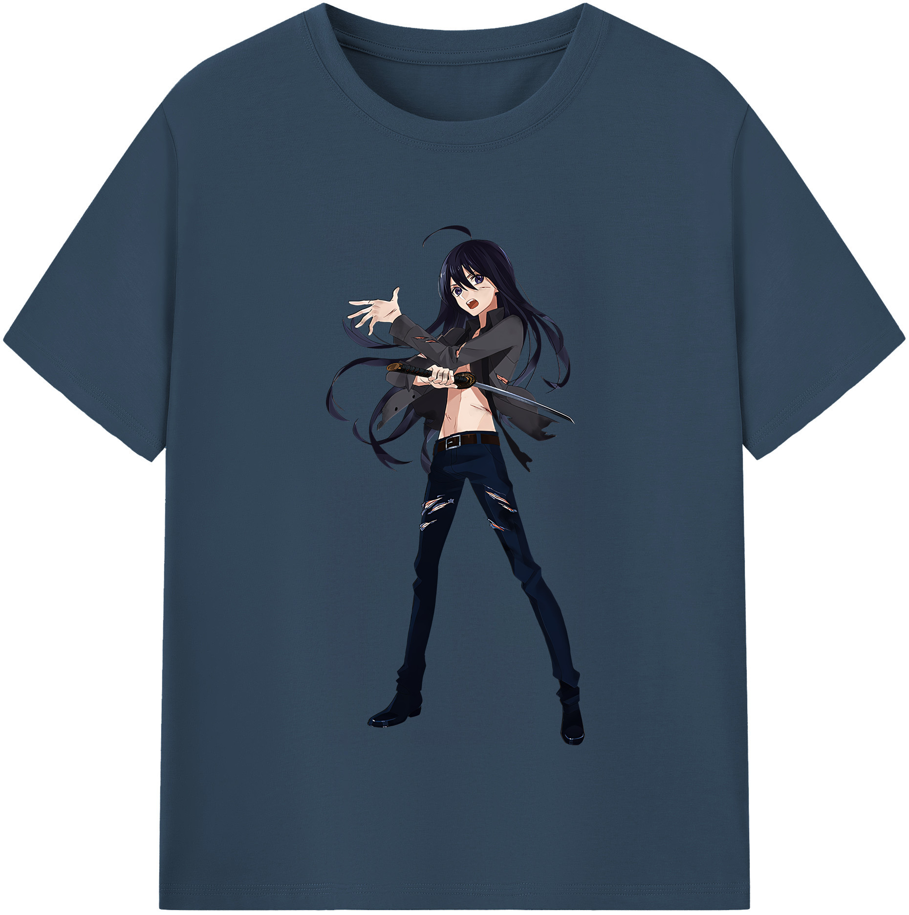 （画像用） 刀剣乱舞 Touken Ranbu 綿100％半袖Tシャツ（フロントプリント）