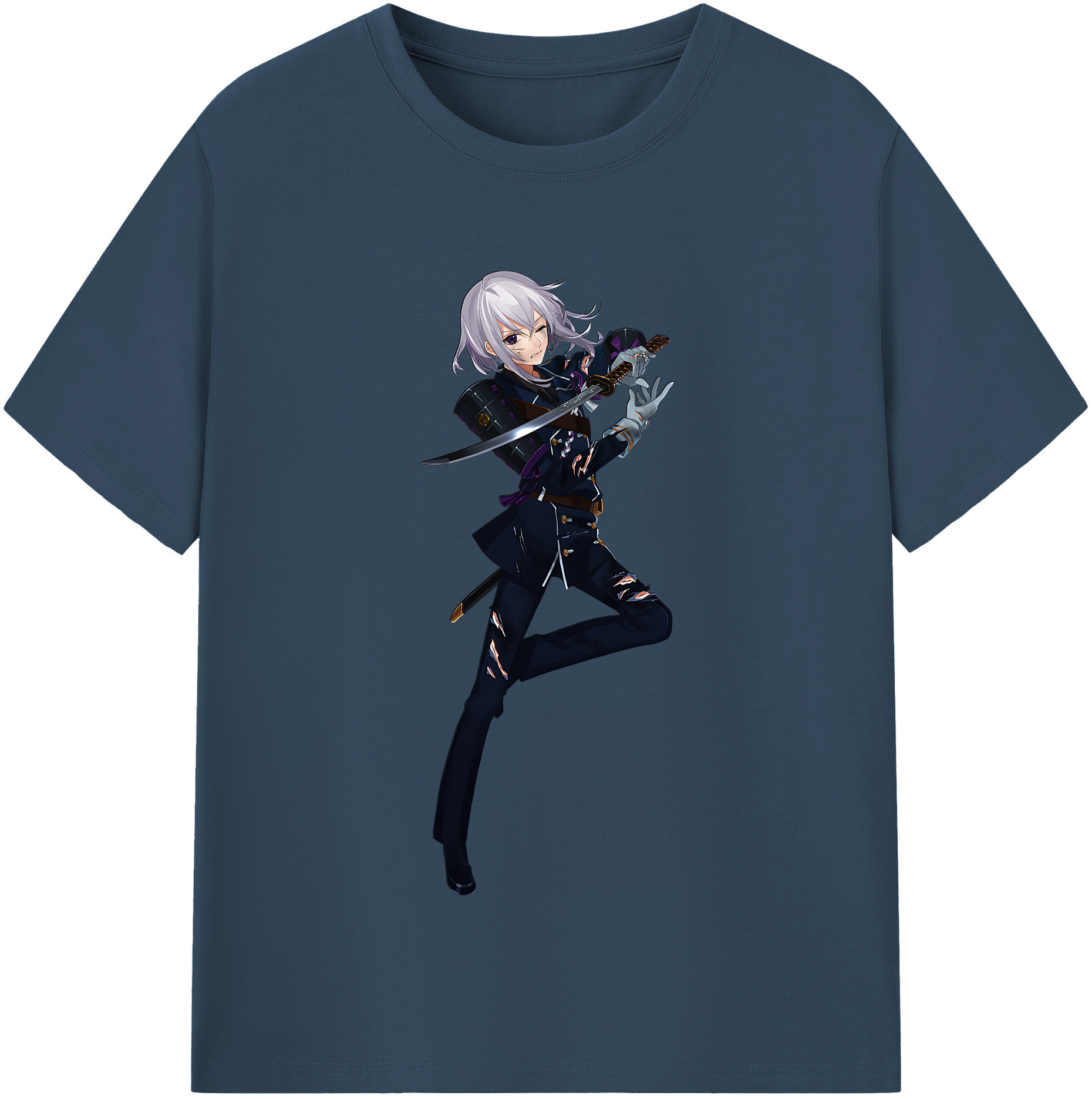（画像用） 刀剣乱舞 Touken Ranbu 綿100％半袖Tシャツ（フロントプリント）