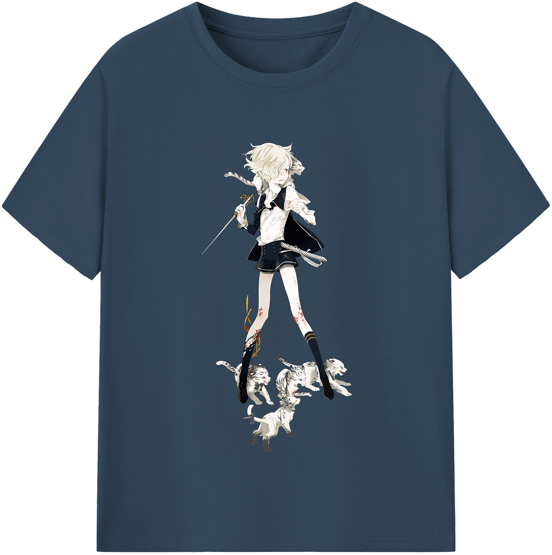 （画像用） 刀剣乱舞 Touken Ranbu 綿100％半袖Tシャツ（フロントプリント）