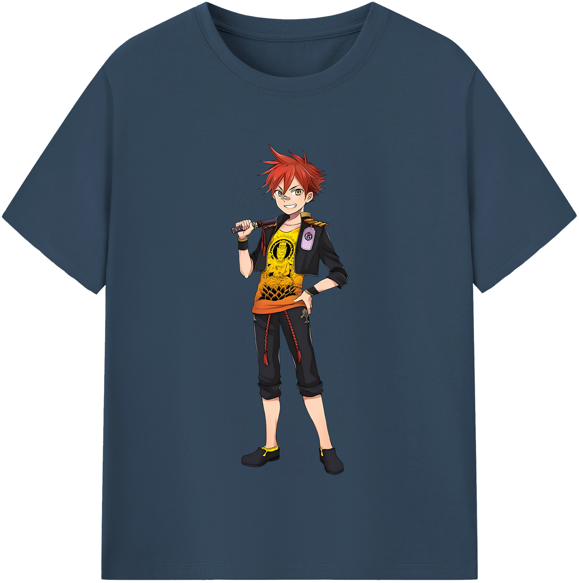 （画像用） 刀剣乱舞 Touken Ranbu 綿100％半袖Tシャツ（フロントプリント）