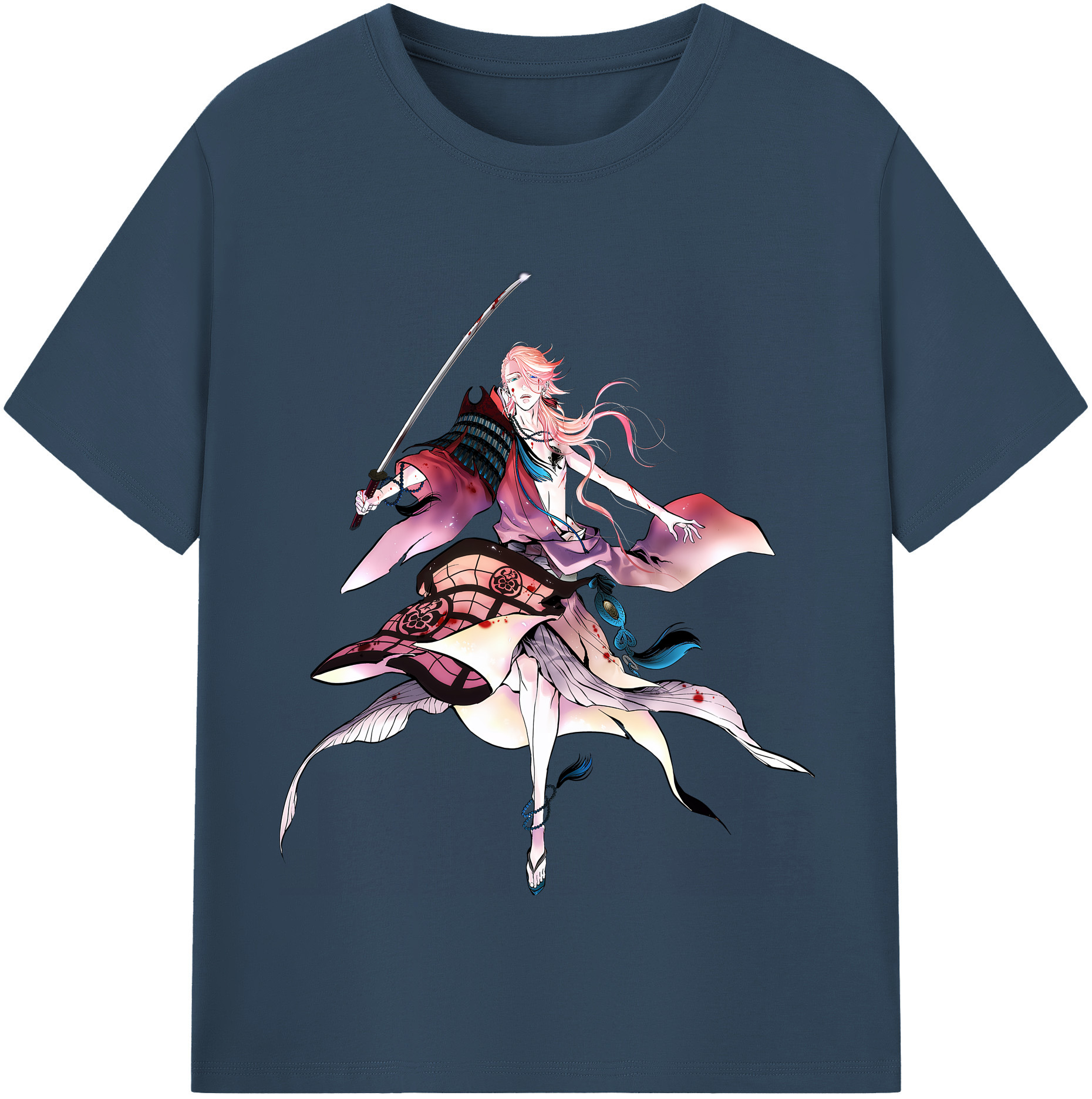 （画像用） 刀剣乱舞 Touken Ranbu 綿100％半袖Tシャツ（フロントプリント）