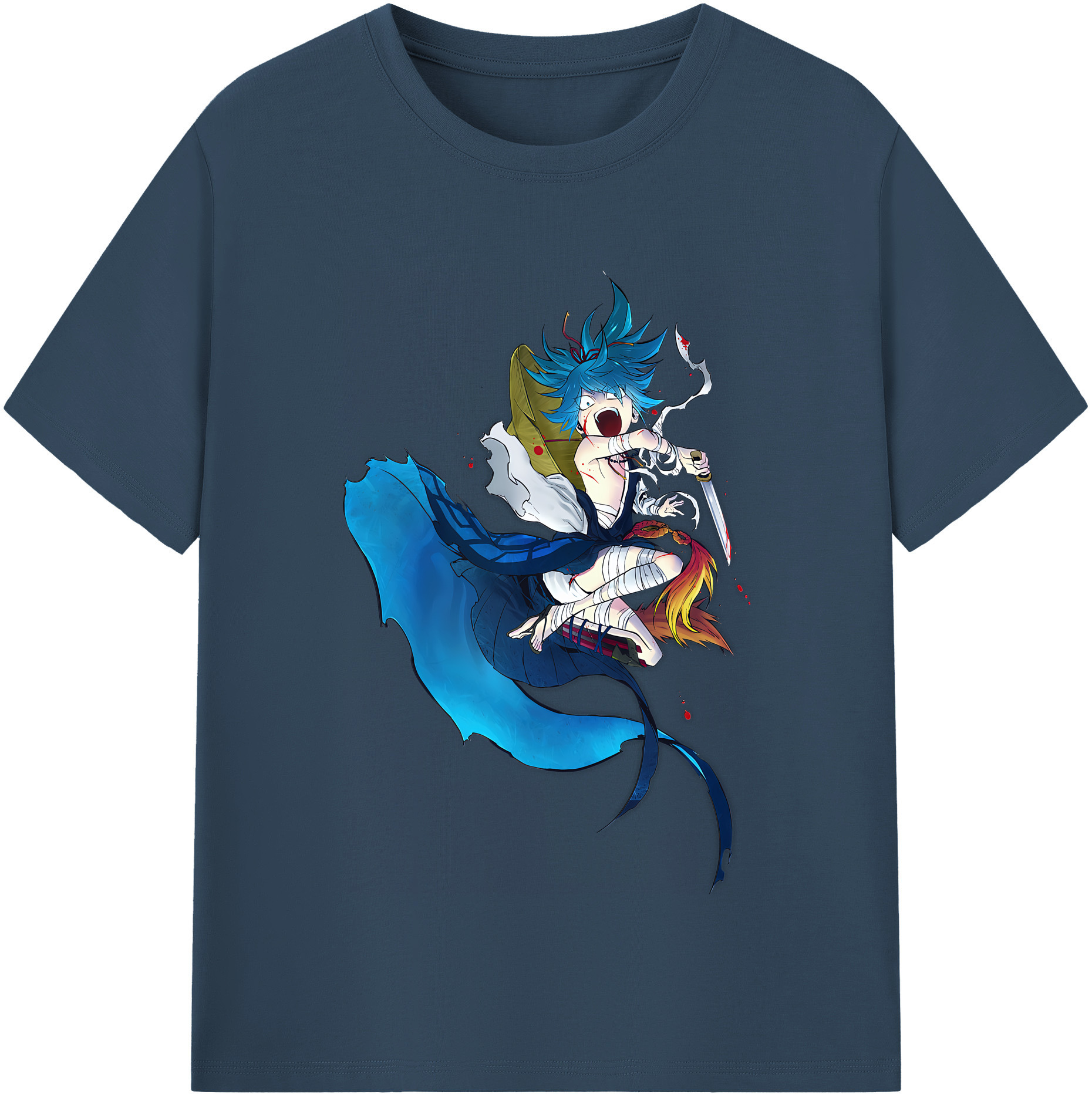 （画像用） 刀剣乱舞 Touken Ranbu 綿100％半袖Tシャツ（フロントプリント）