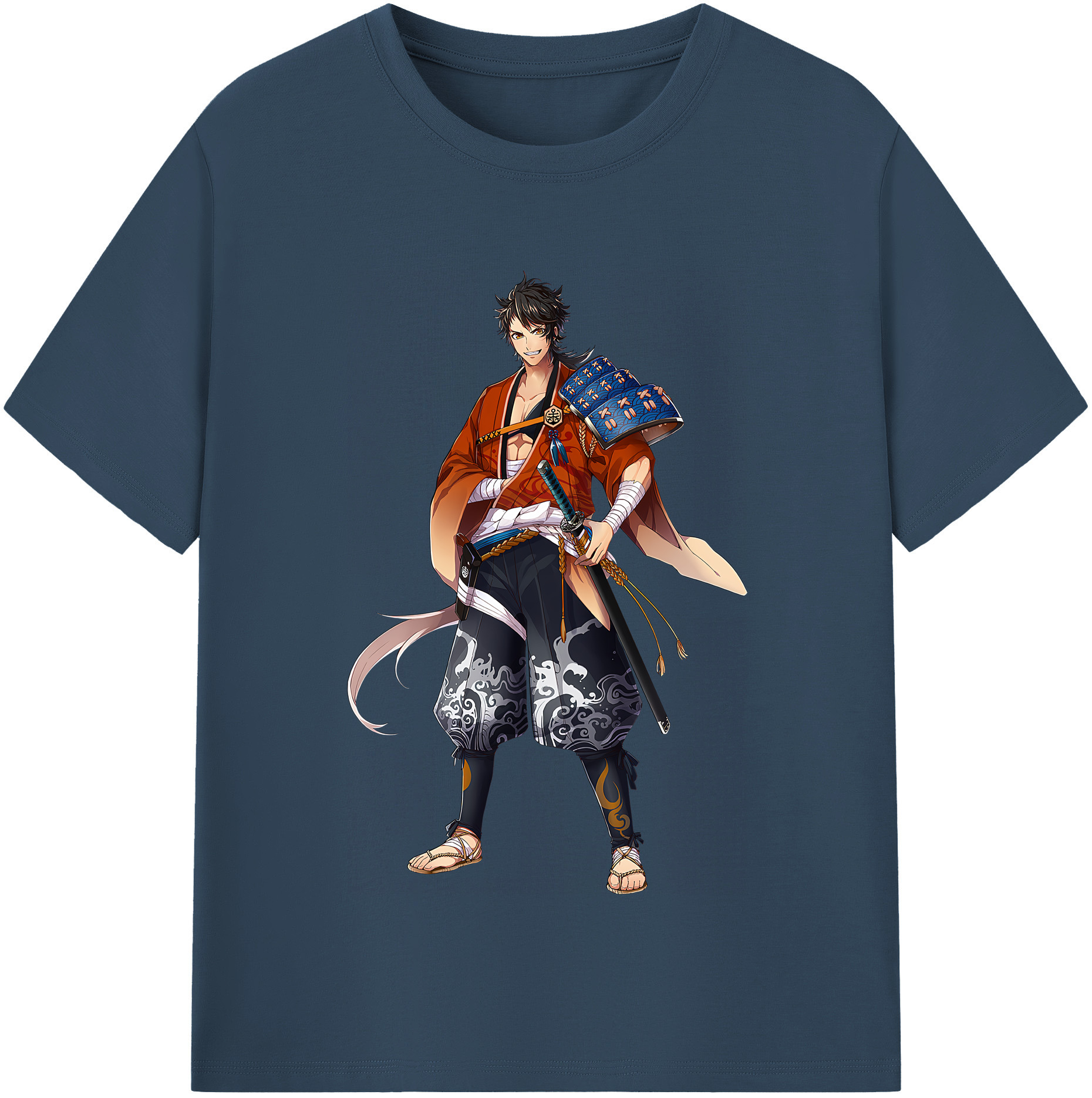 （画像用） 刀剣乱舞 Touken Ranbu 綿100％半袖Tシャツ（フロントプリント）