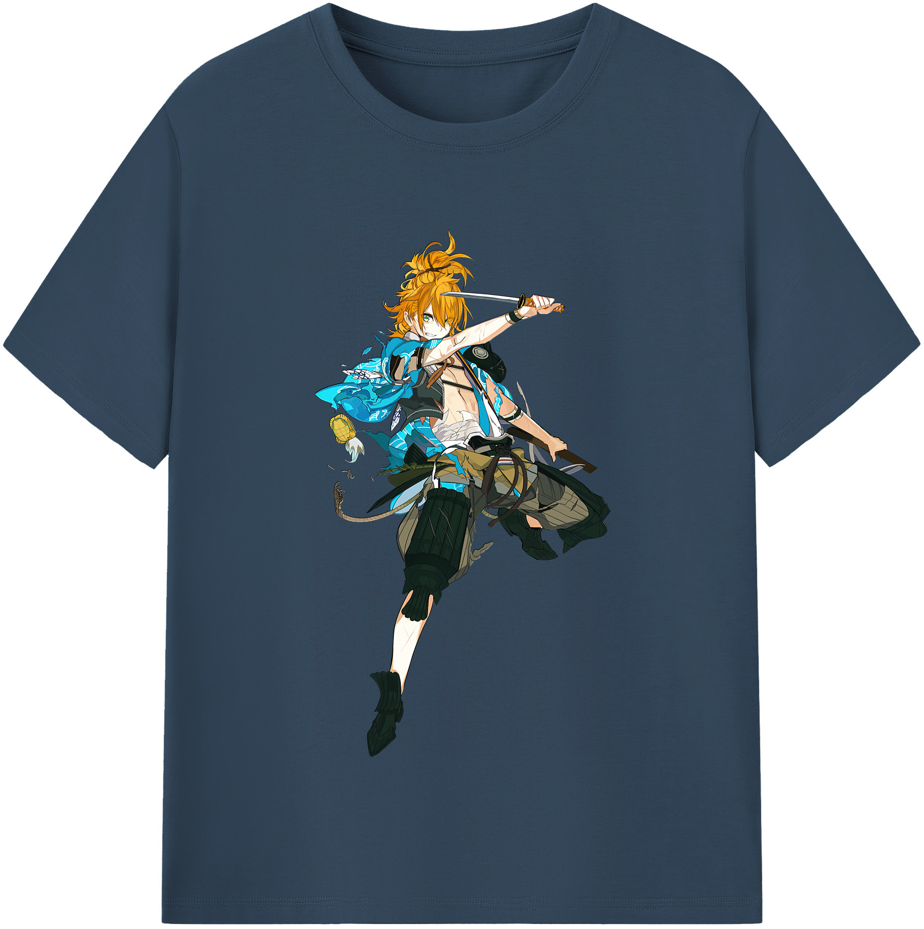 （画像用） 刀剣乱舞 Touken Ranbu 綿100％半袖Tシャツ（フロントプリント）