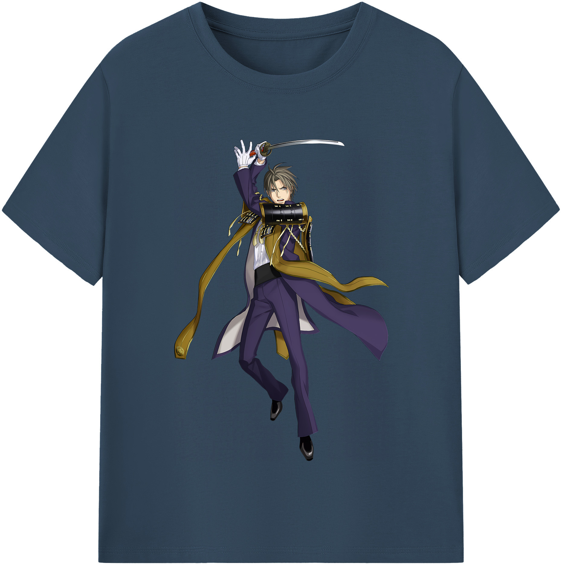 （画像用） 刀剣乱舞 Touken Ranbu 綿100％半袖Tシャツ（フロントプリント）