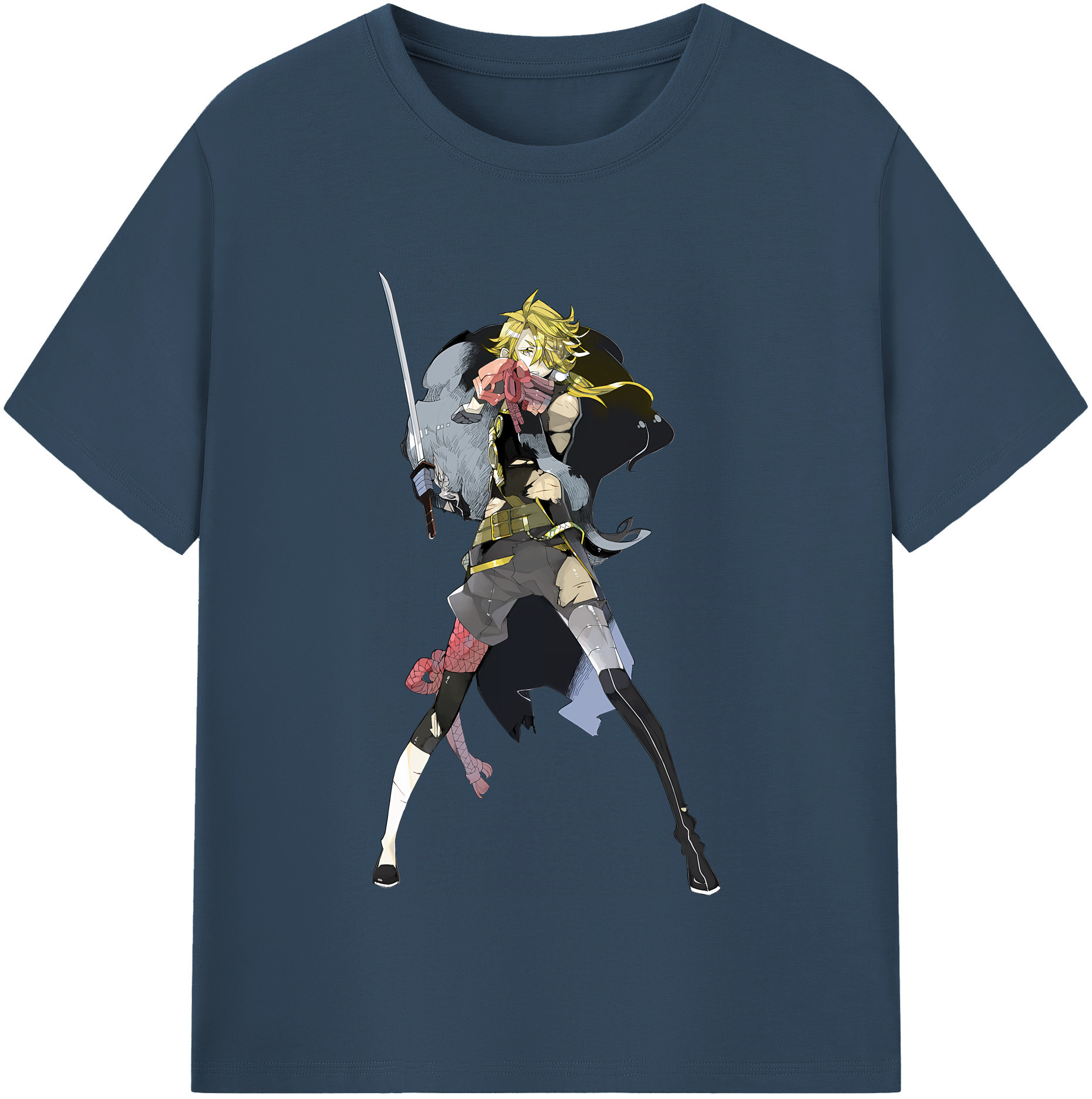 （画像用） 刀剣乱舞 Touken Ranbu 綿100％半袖Tシャツ（フロントプリント）