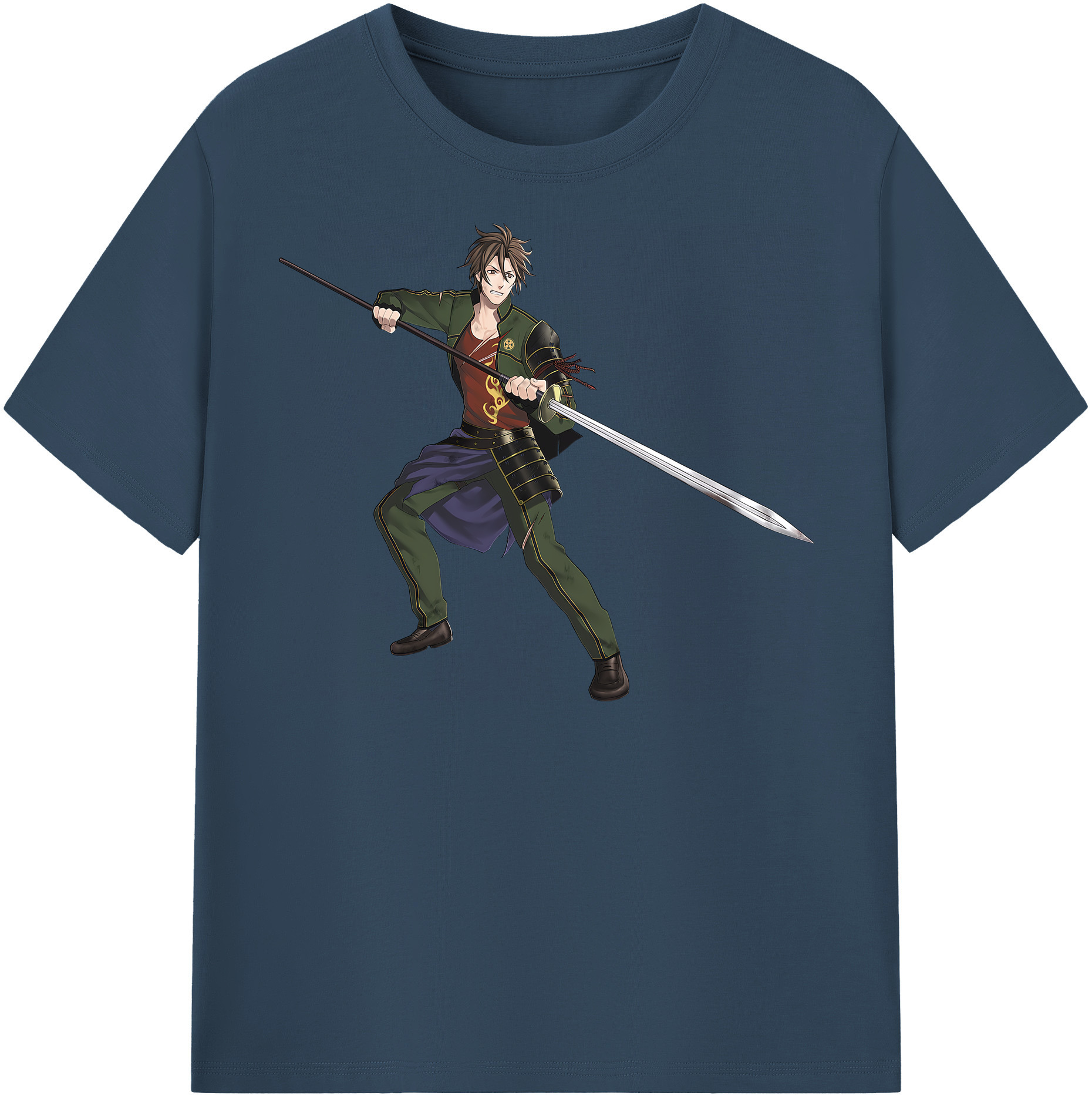 （画像用） 刀剣乱舞 Touken Ranbu 綿100％半袖Tシャツ（フロントプリント）