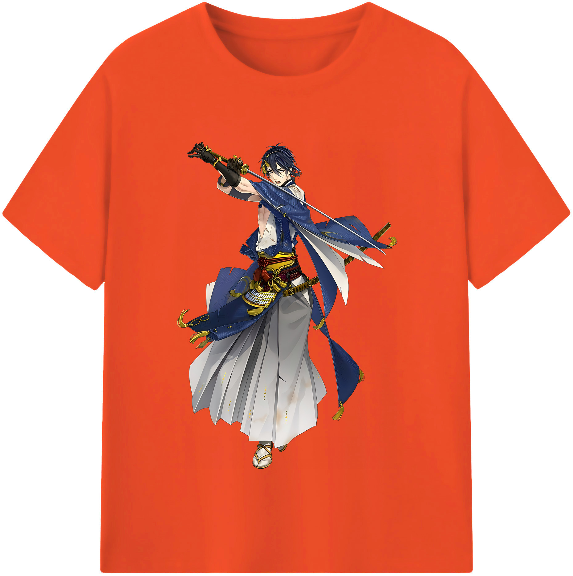 （画像用） 刀剣乱舞 Touken Ranbu 綿100％半袖Tシャツ（フロントプリント）