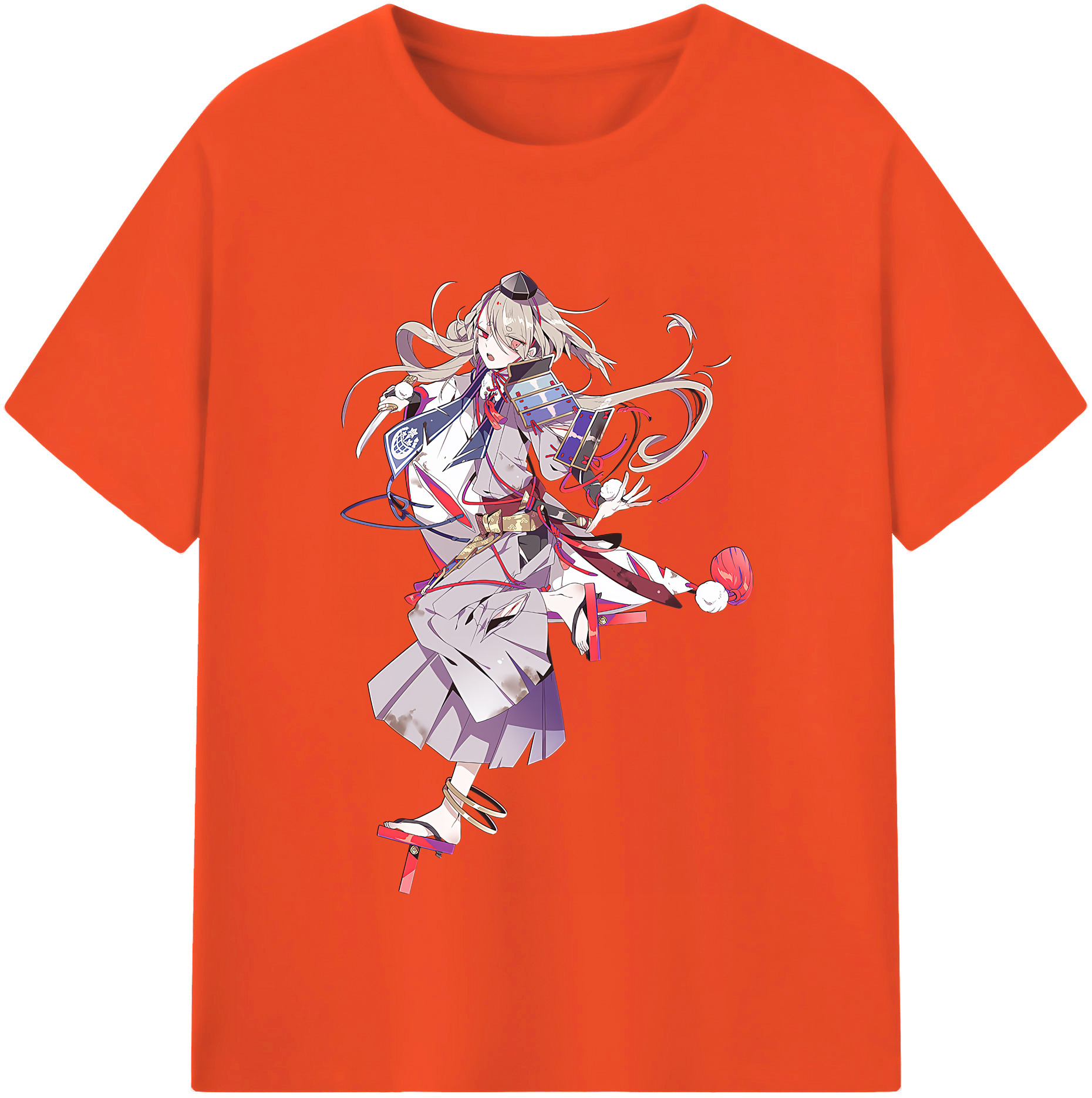 （画像用） 刀剣乱舞 Touken Ranbu 綿100％半袖Tシャツ（フロントプリント）