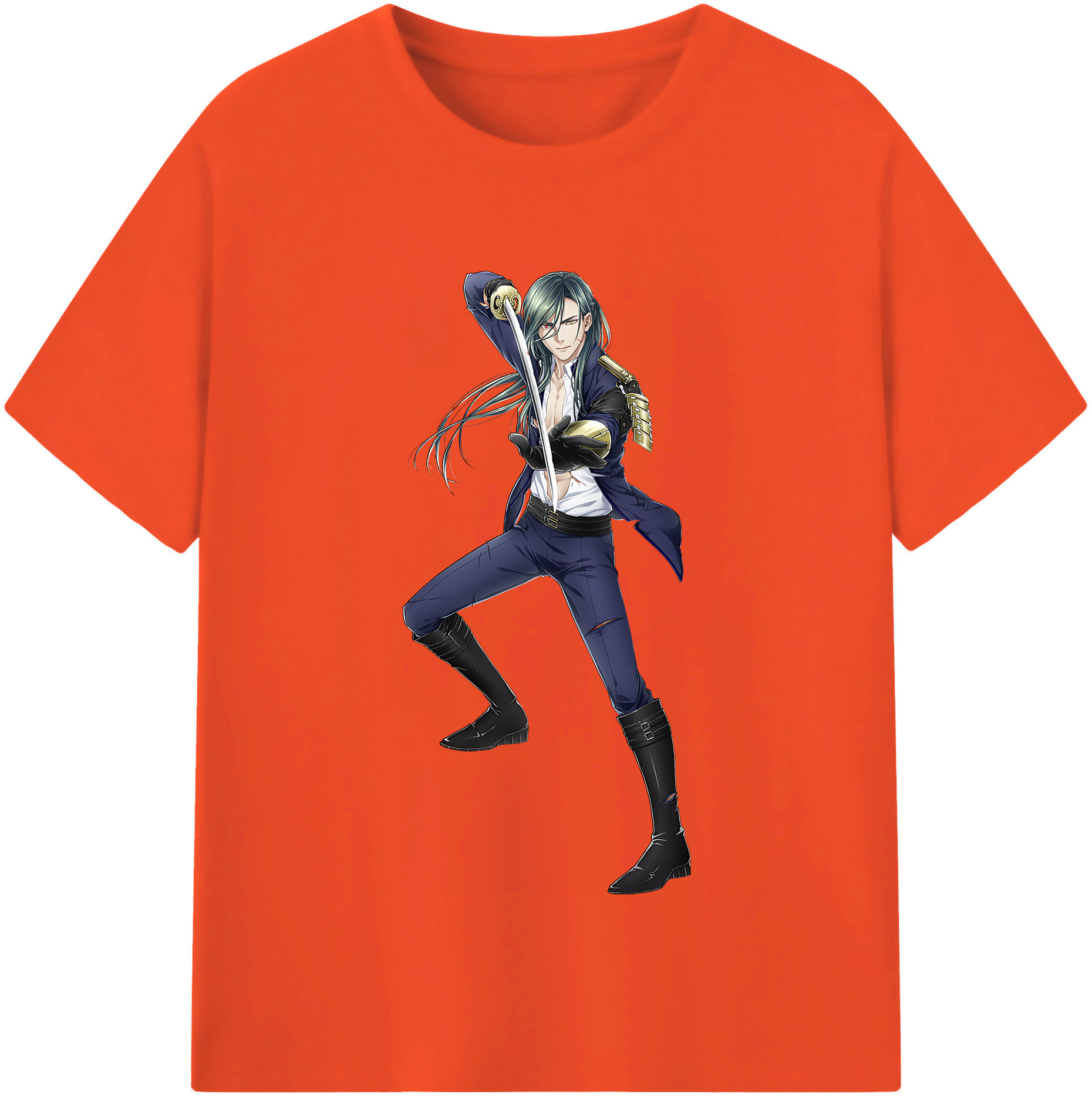 （画像用） 刀剣乱舞 Touken Ranbu 綿100％半袖Tシャツ（フロントプリント）