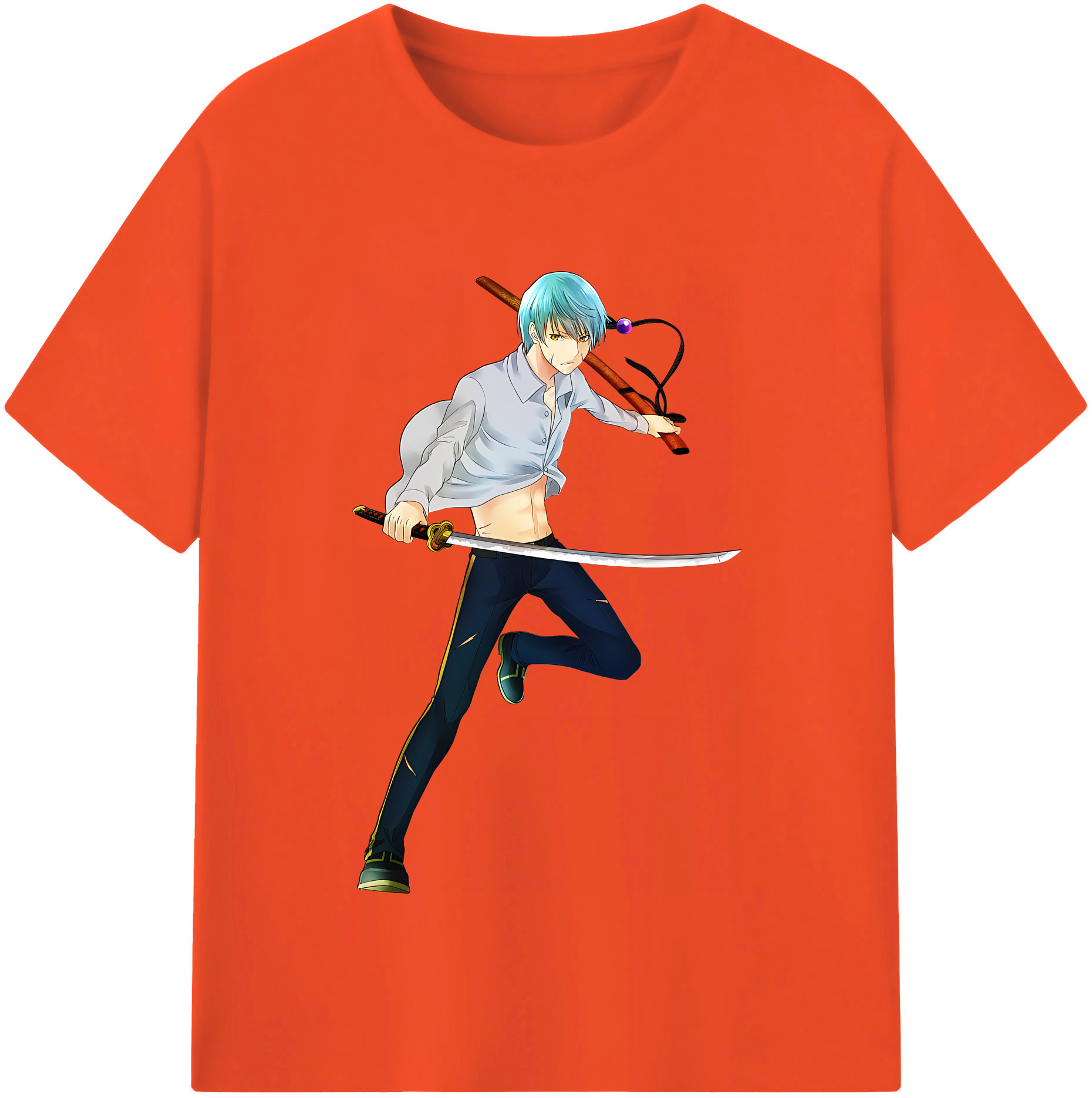（画像用） 刀剣乱舞 Touken Ranbu 綿100％半袖Tシャツ（フロントプリント）