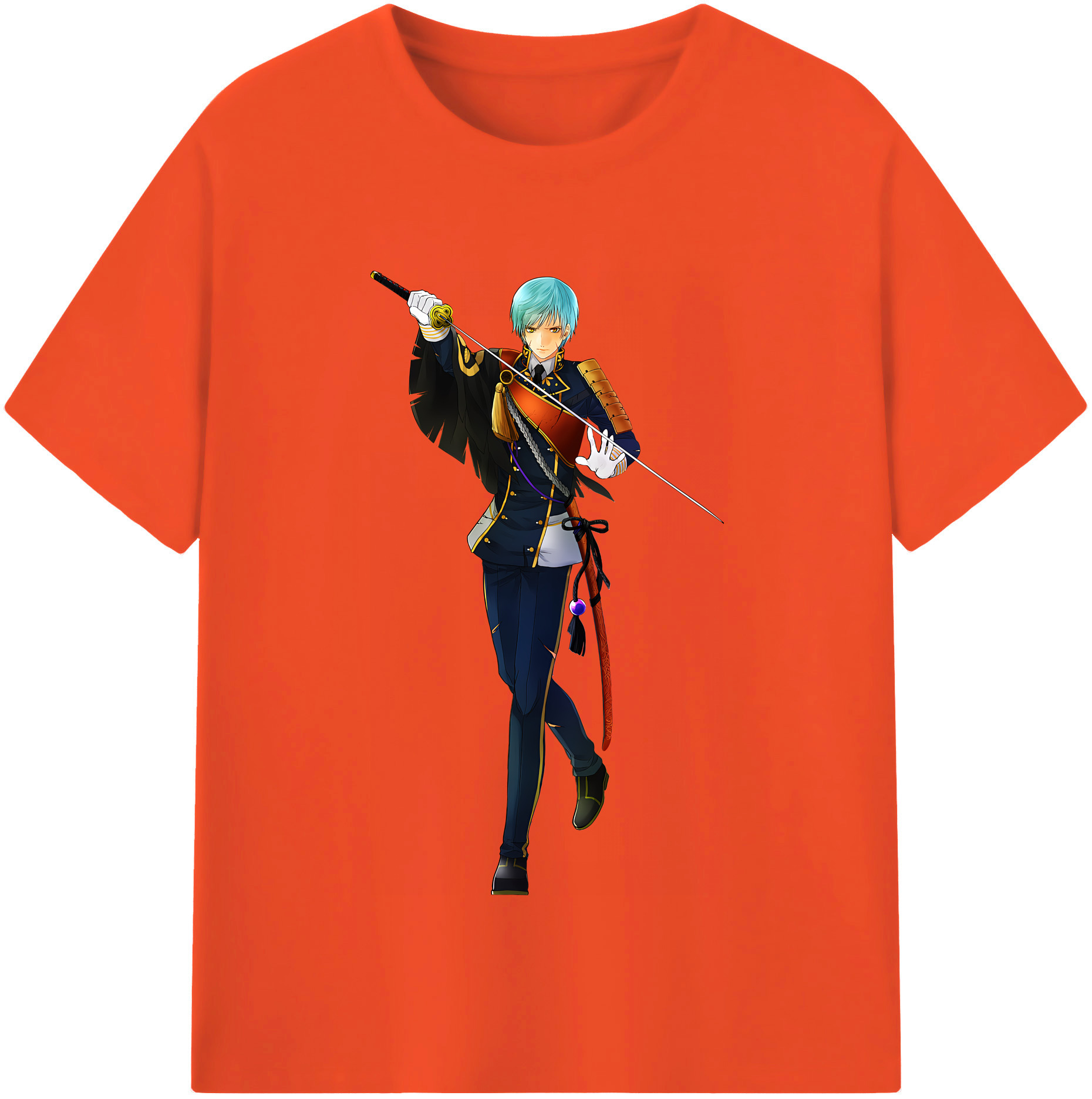 （画像用） 刀剣乱舞 Touken Ranbu 綿100％半袖Tシャツ（フロントプリント）