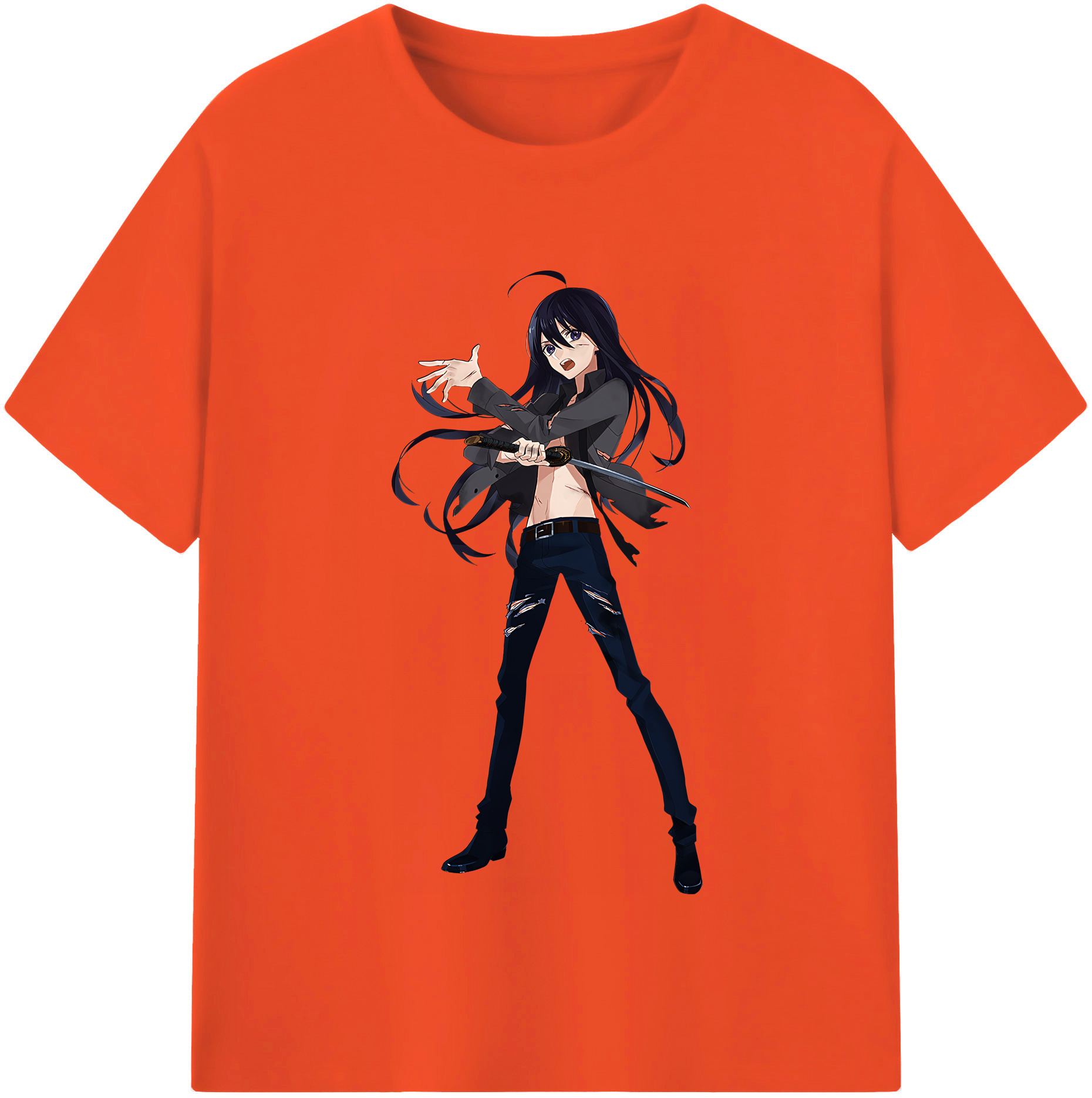 （画像用） 刀剣乱舞 Touken Ranbu 綿100％半袖Tシャツ（フロントプリント）