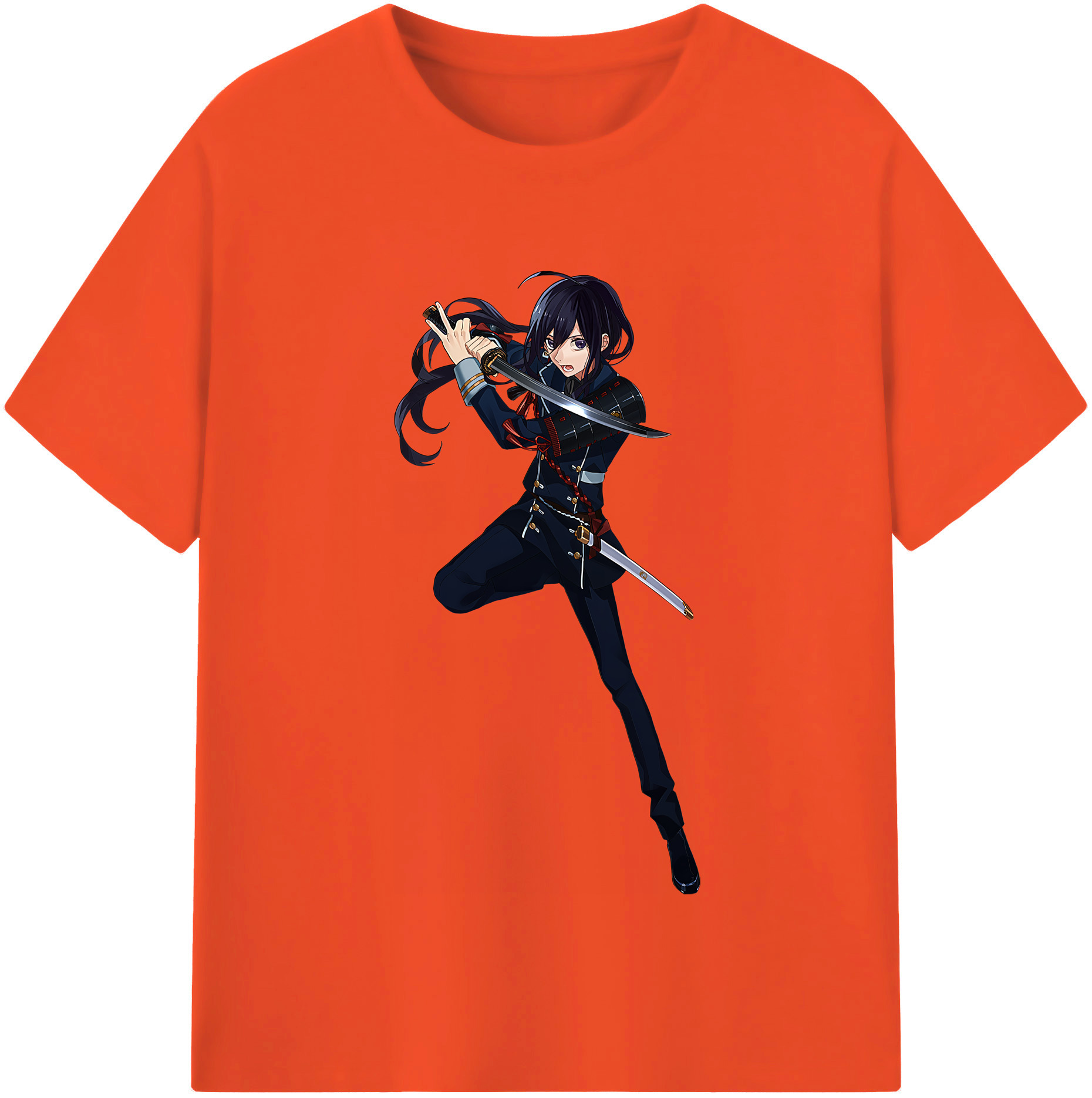 （画像用） 刀剣乱舞 Touken Ranbu 綿100％半袖Tシャツ（フロントプリント）