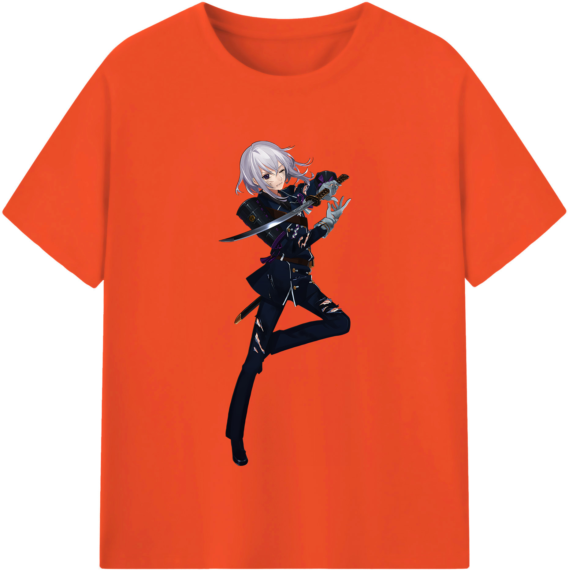 （画像用） 刀剣乱舞 Touken Ranbu 綿100％半袖Tシャツ（フロントプリント）