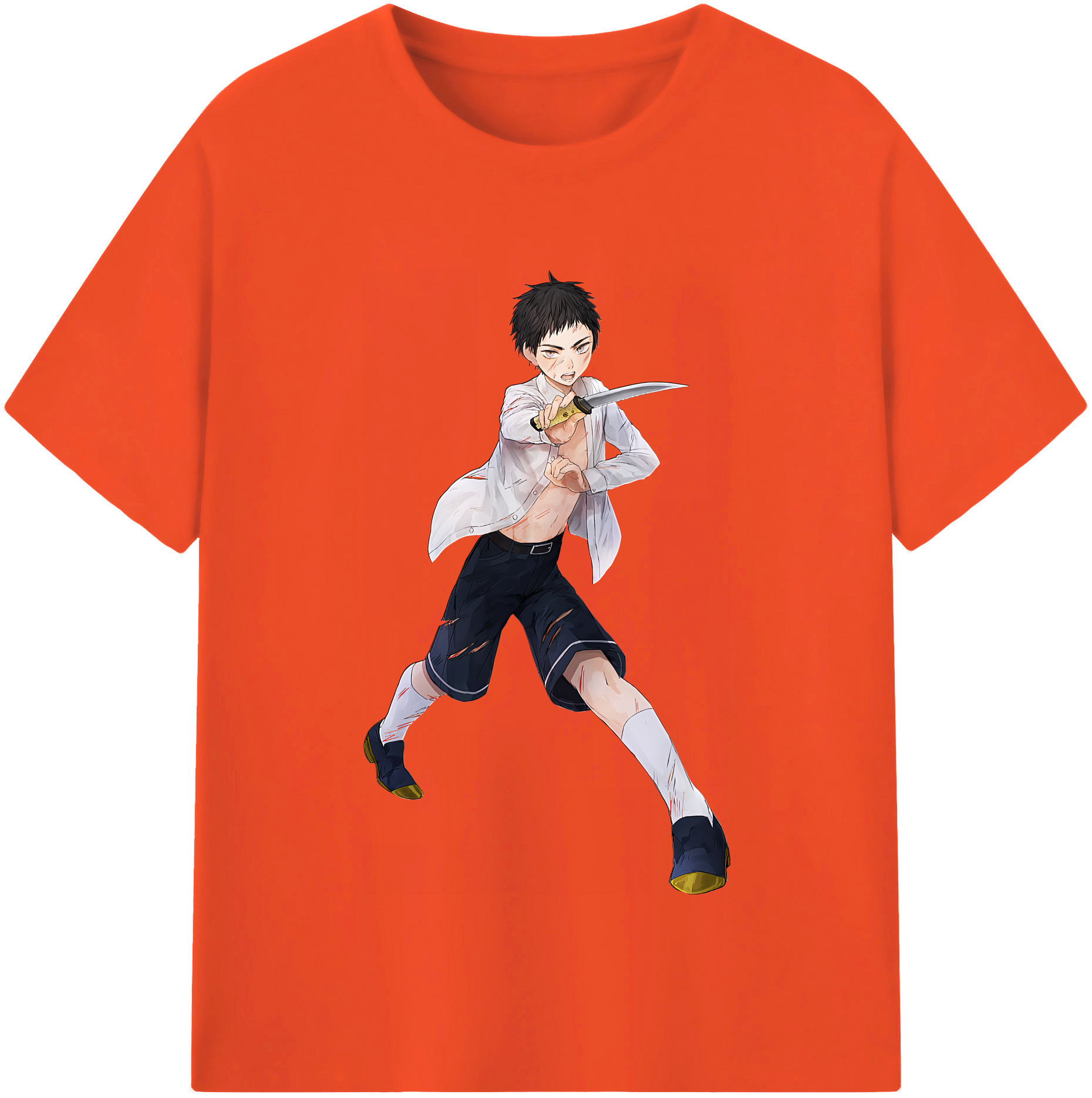 （画像用） 刀剣乱舞 Touken Ranbu 綿100％半袖Tシャツ（フロントプリント）