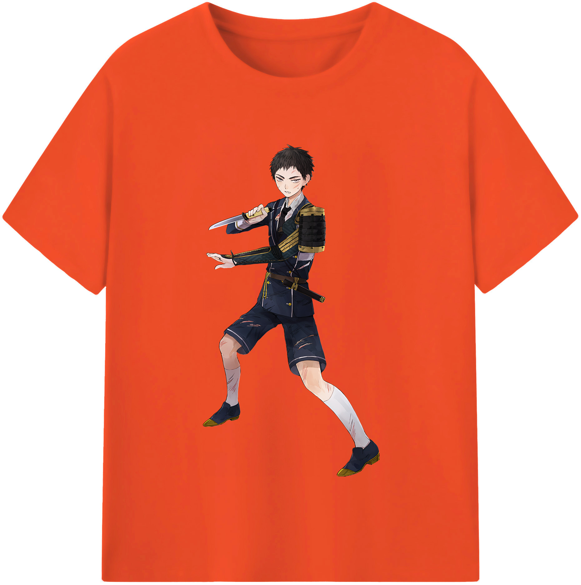（画像用） 刀剣乱舞 Touken Ranbu 綿100％半袖Tシャツ（フロントプリント）