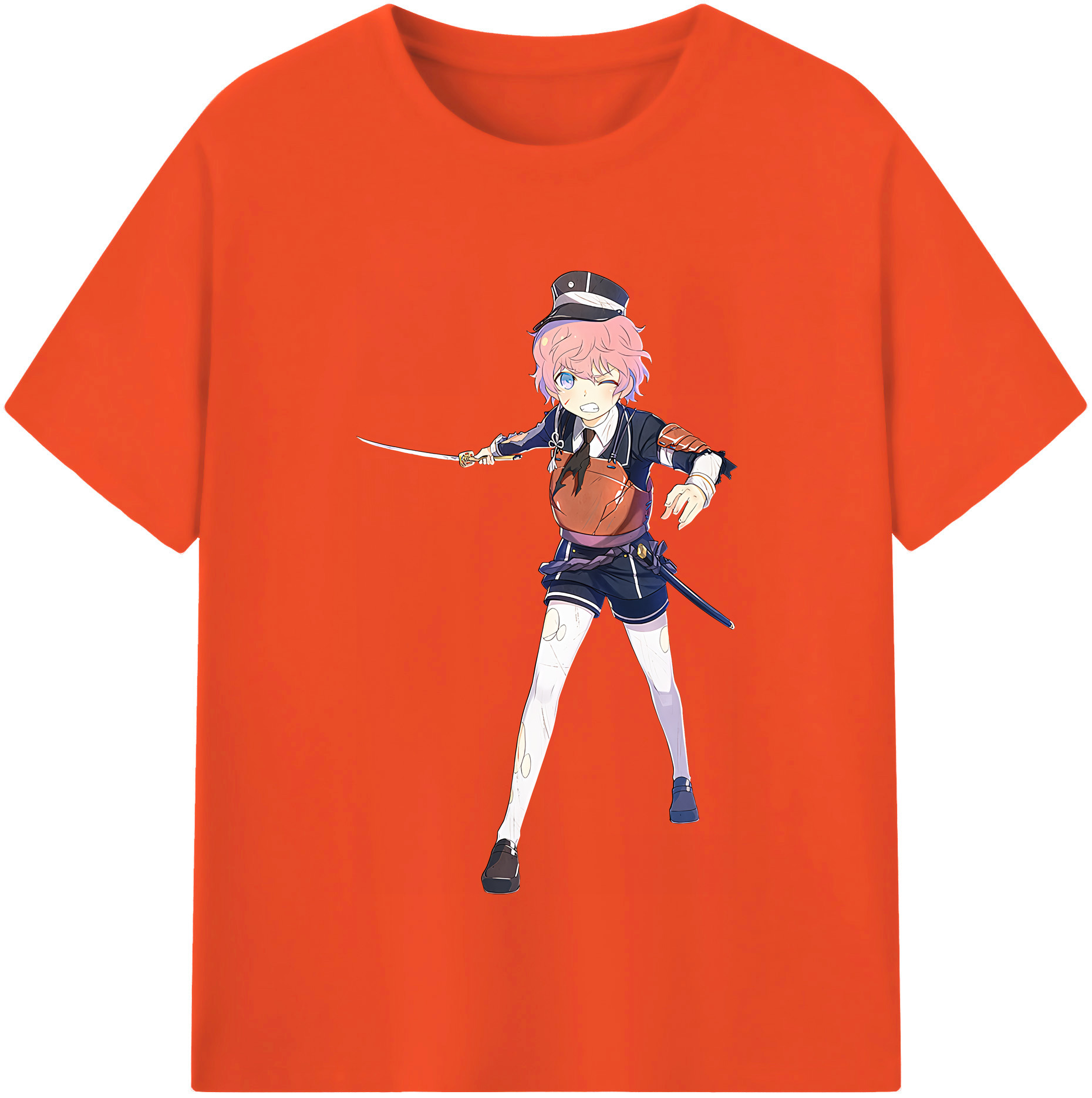 （画像用） 刀剣乱舞 Touken Ranbu 綿100％半袖Tシャツ（フロントプリント）