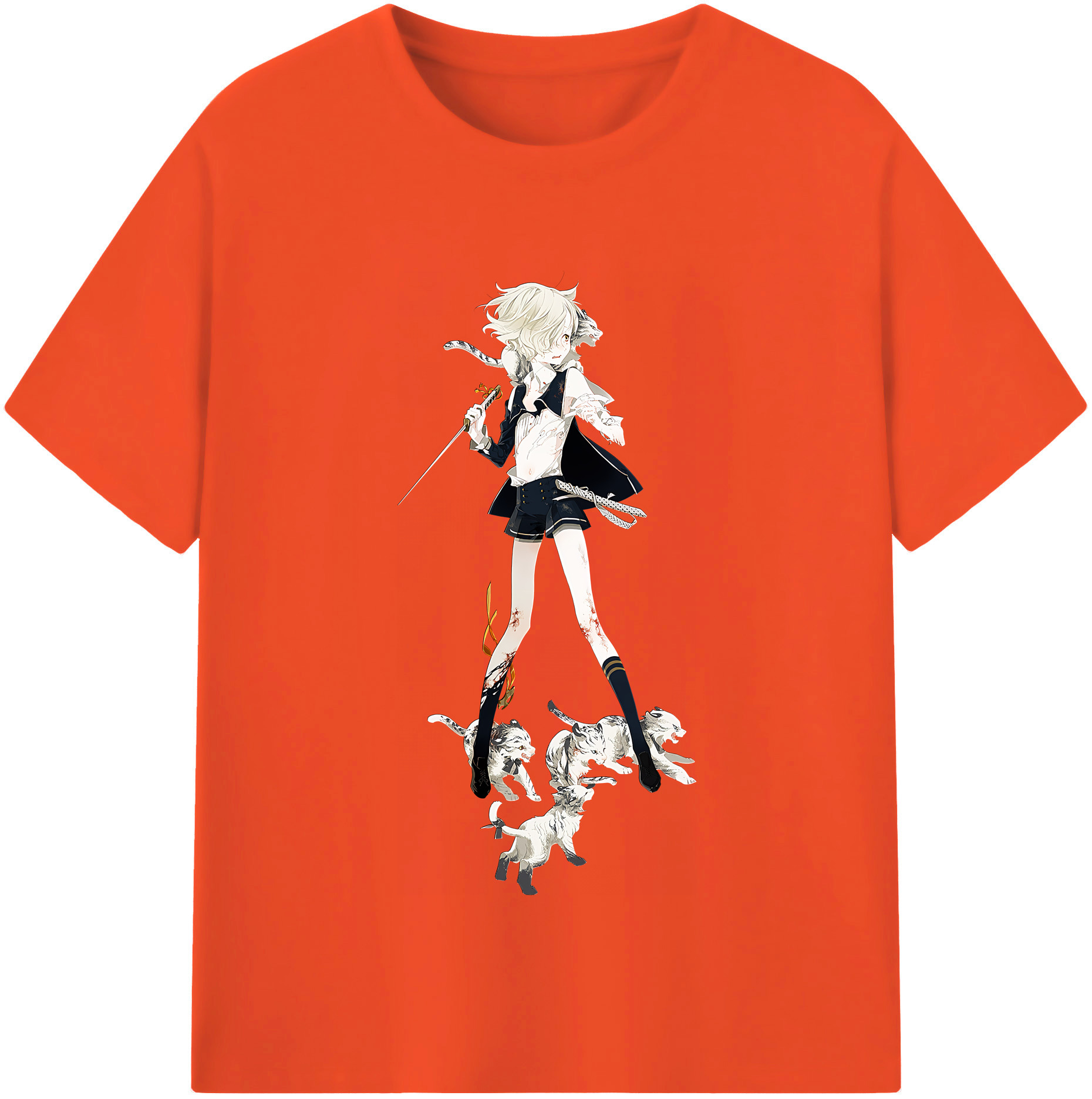 （画像用） 刀剣乱舞 Touken Ranbu 綿100％半袖Tシャツ（フロントプリント）
