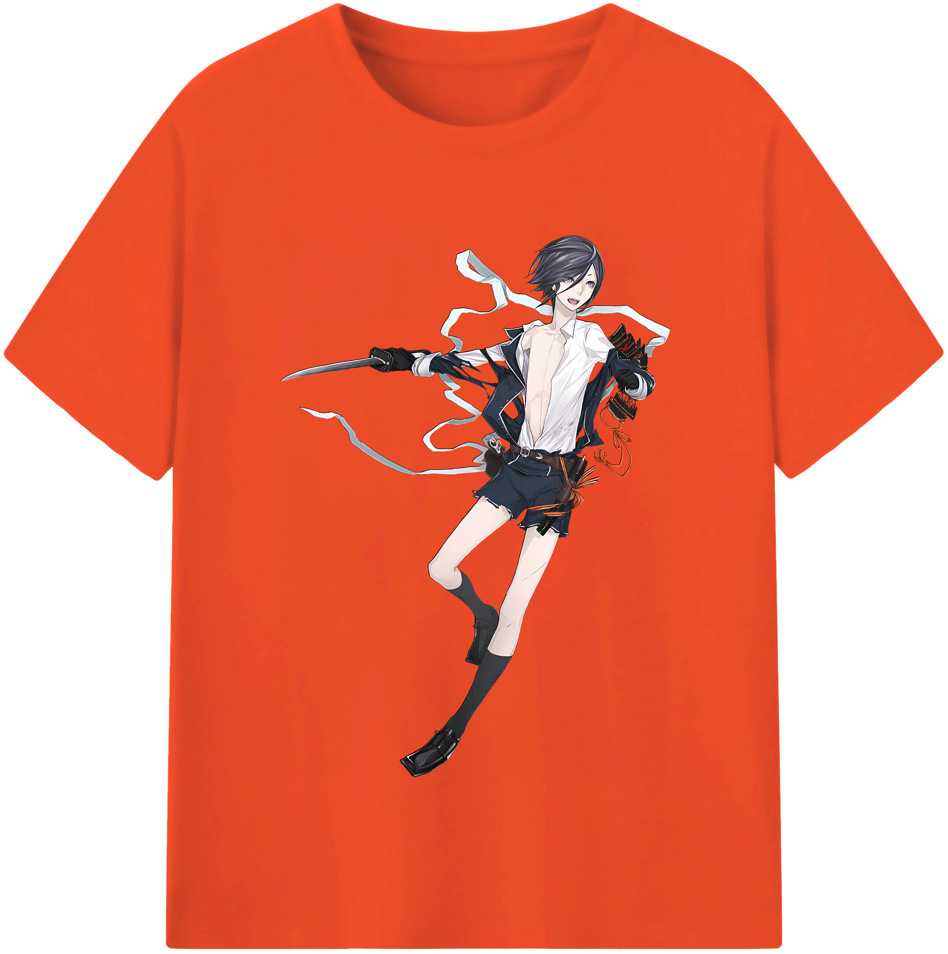 （画像用） 刀剣乱舞 Touken Ranbu 綿100％半袖Tシャツ（フロントプリント）