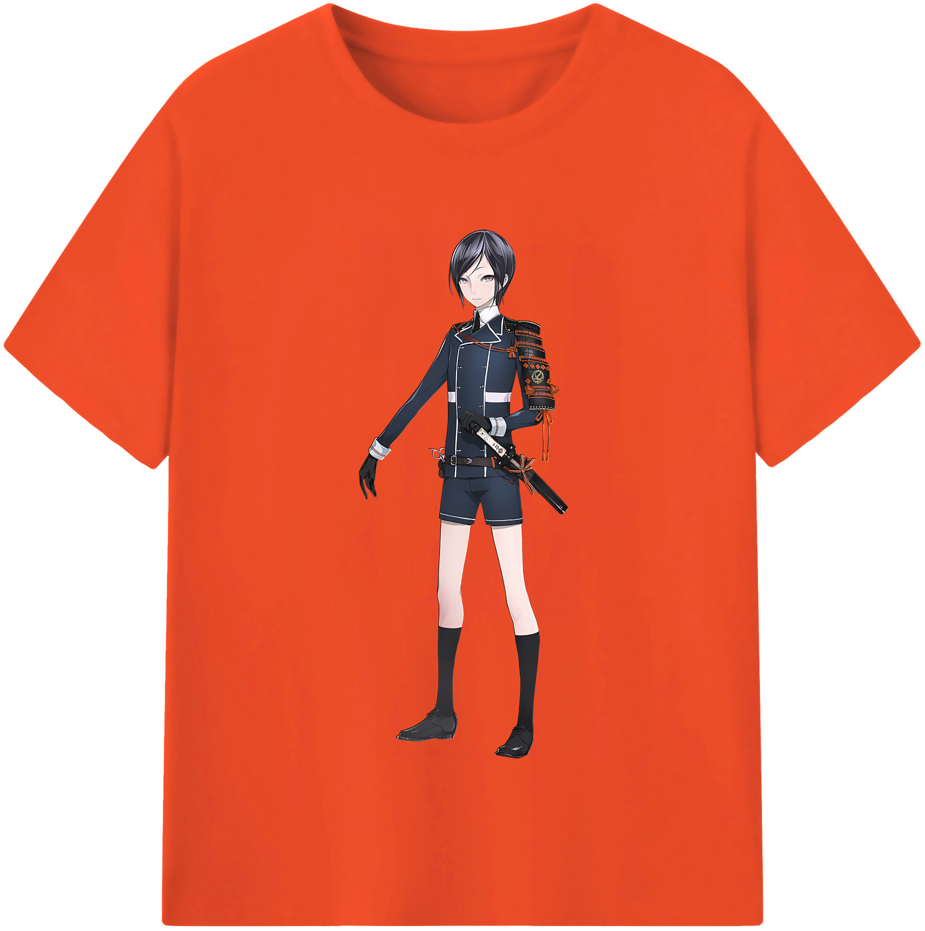 （画像用） 刀剣乱舞 Touken Ranbu 綿100％半袖Tシャツ（フロントプリント）