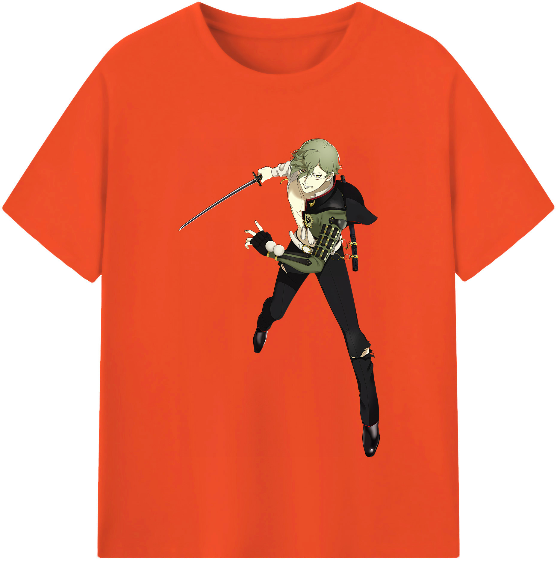（画像用） 刀剣乱舞 Touken Ranbu 綿100％半袖Tシャツ（フロントプリント）