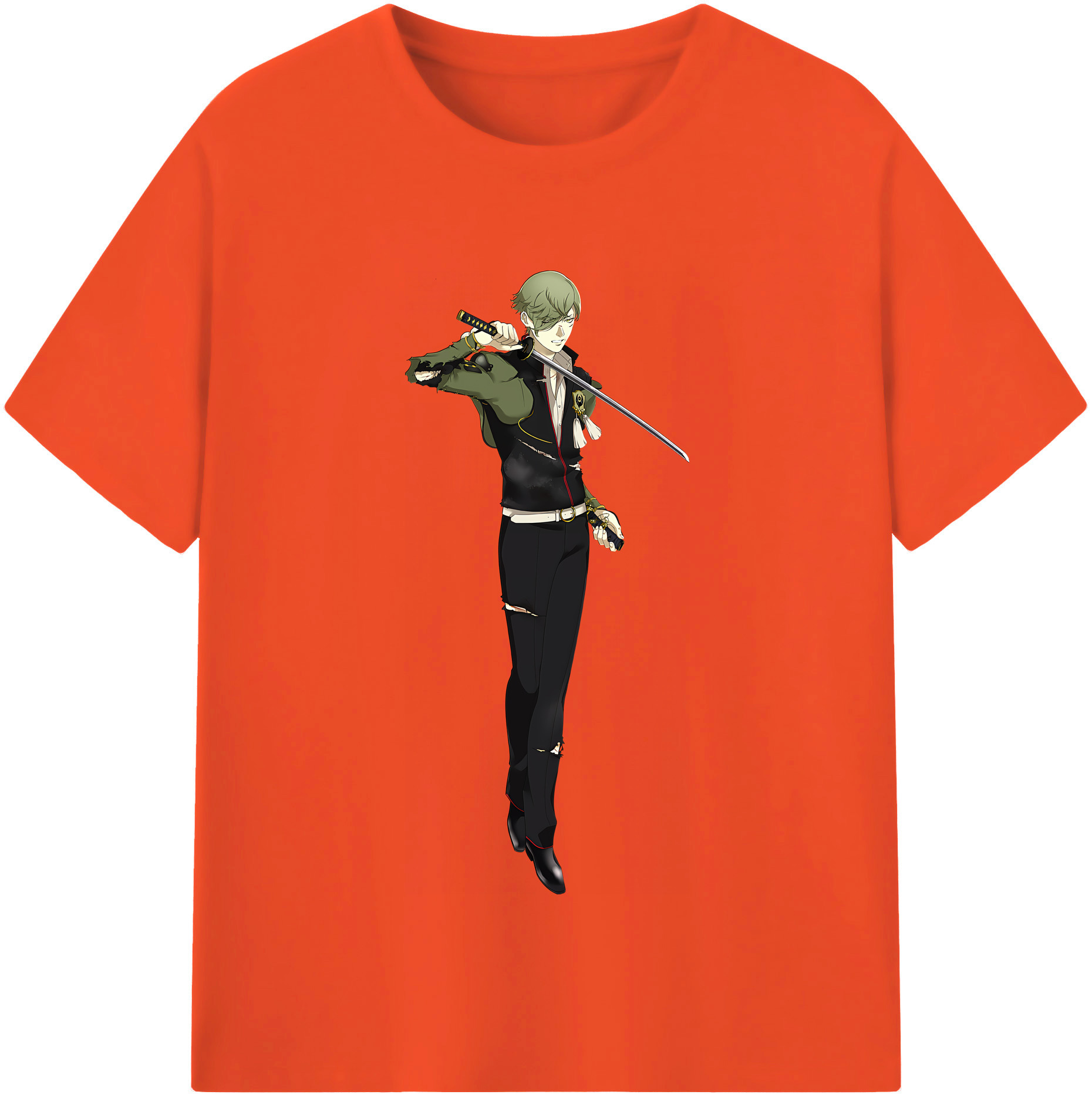 （画像用） 刀剣乱舞 Touken Ranbu 綿100％半袖Tシャツ（フロントプリント）