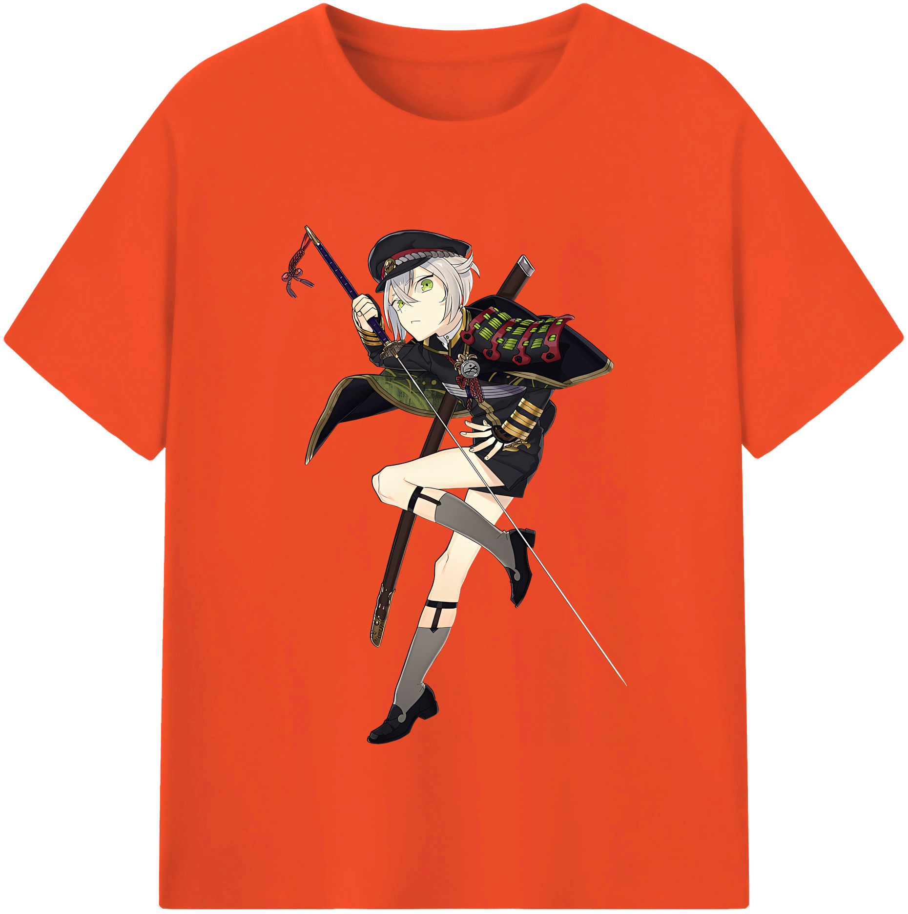 （画像用） 刀剣乱舞 Touken Ranbu 綿100％半袖Tシャツ（フロントプリント）