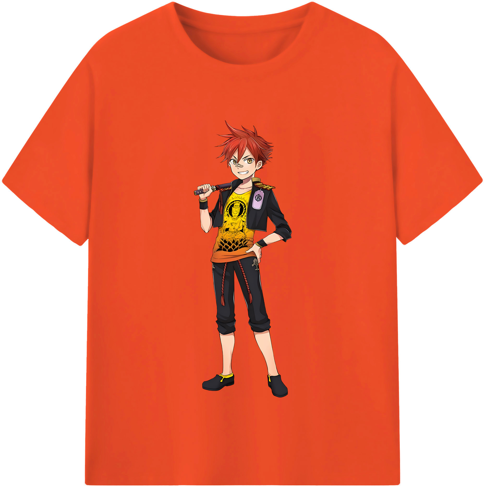 （画像用） 刀剣乱舞 Touken Ranbu 綿100％半袖Tシャツ（フロントプリント）