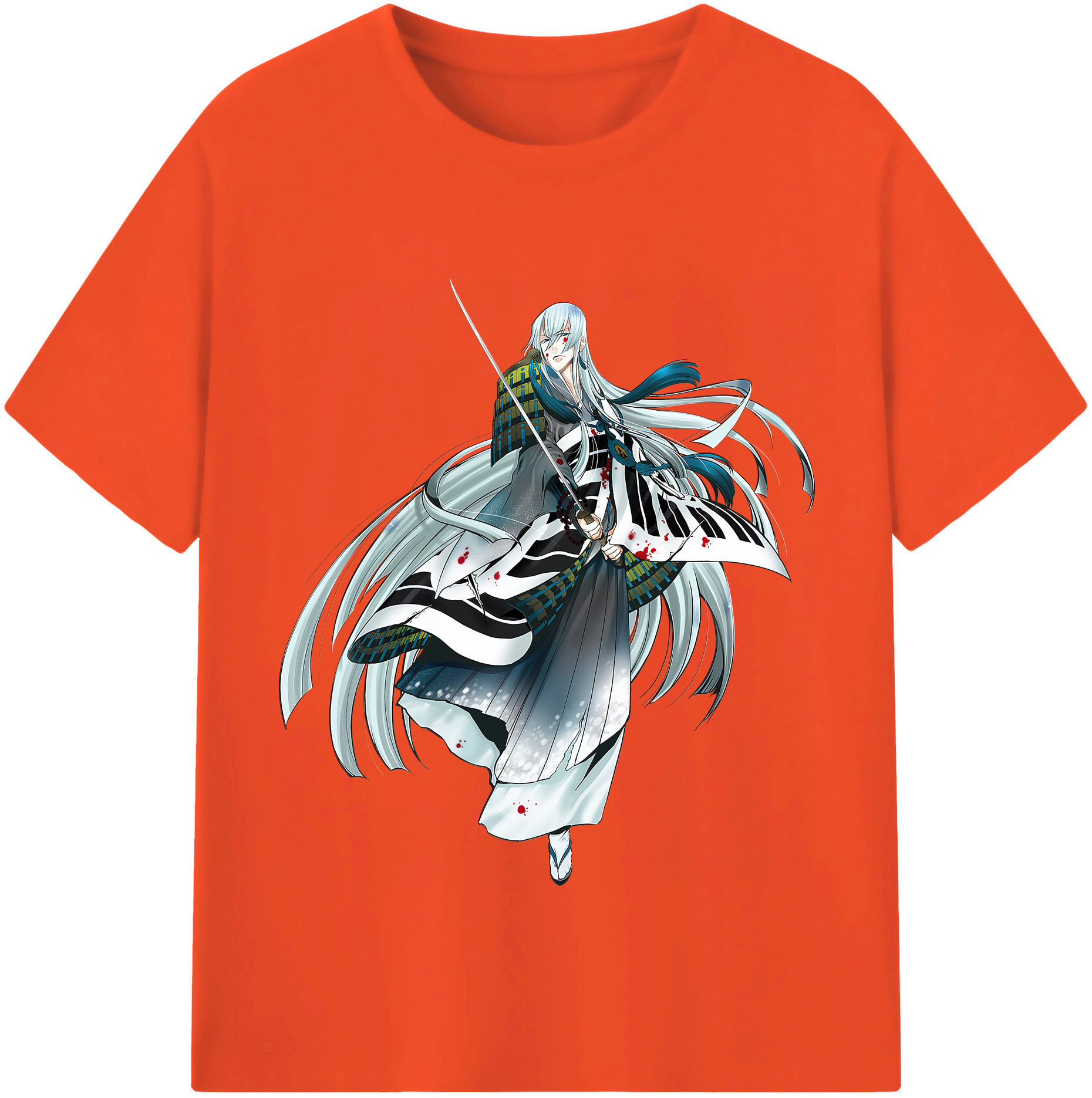 （画像用） 刀剣乱舞 Touken Ranbu 綿100％半袖Tシャツ（フロントプリント）