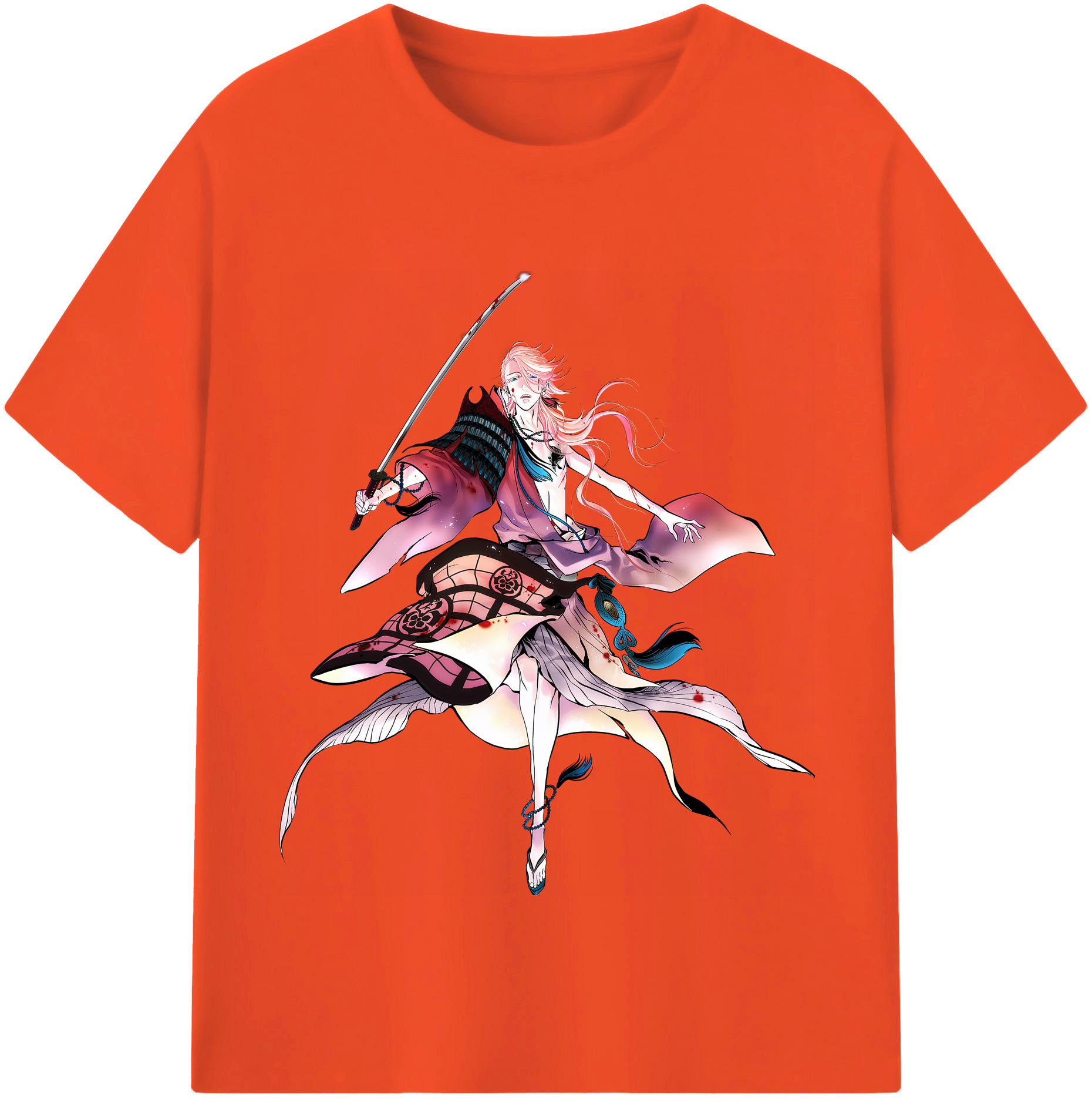 （画像用） 刀剣乱舞 Touken Ranbu 綿100％半袖Tシャツ（フロントプリント）