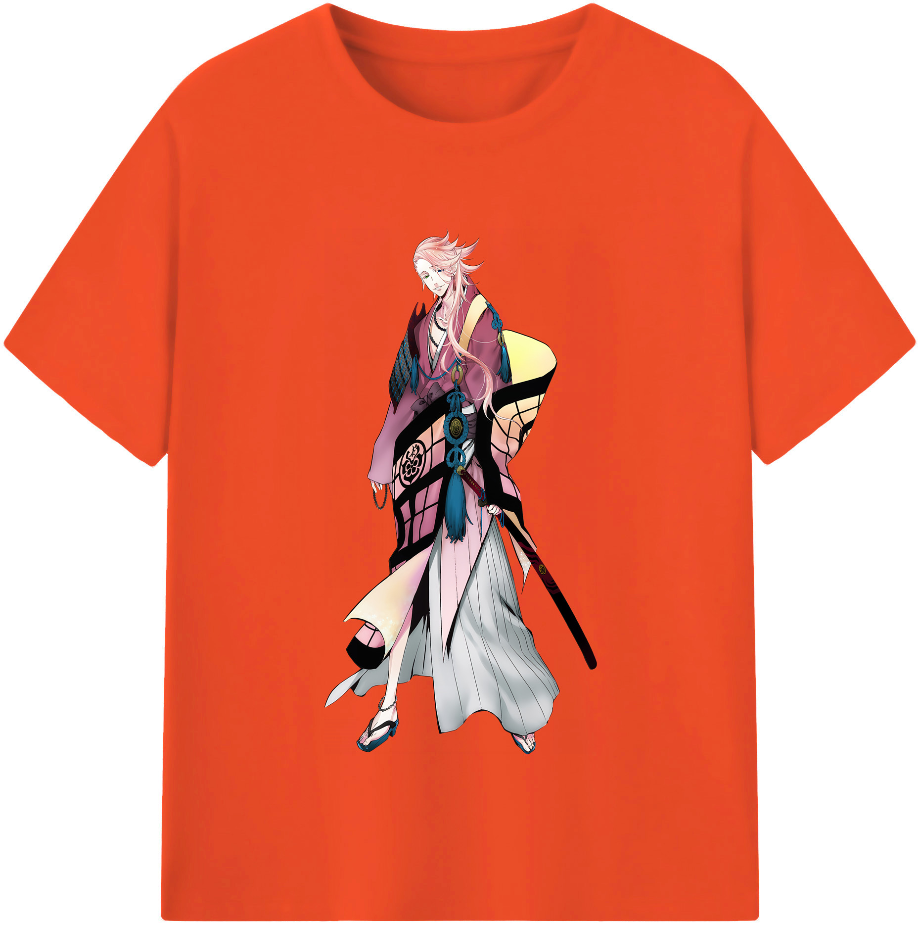 （画像用） 刀剣乱舞 Touken Ranbu 綿100％半袖Tシャツ（フロントプリント）