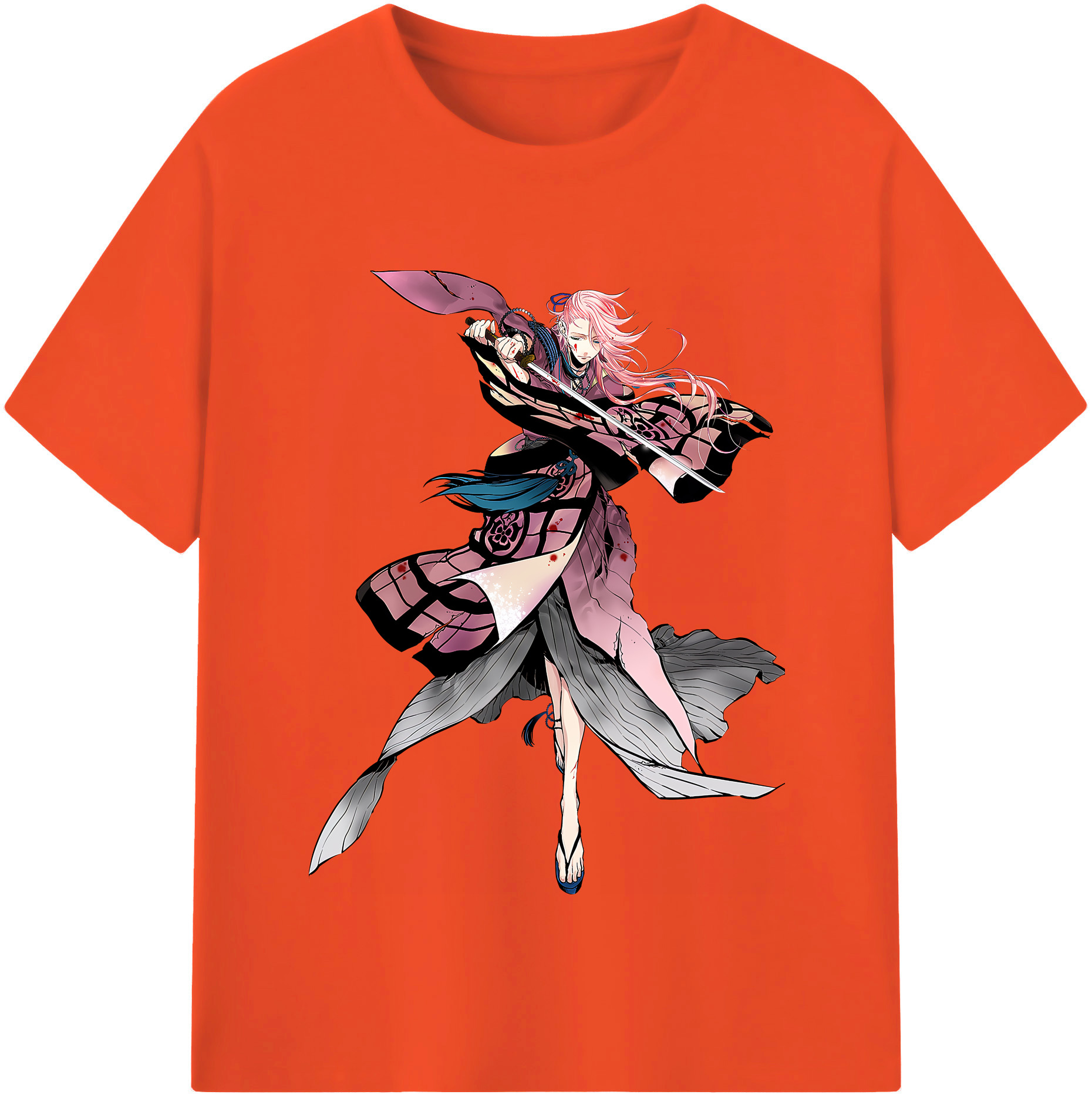 （画像用） 刀剣乱舞 Touken Ranbu 綿100％半袖Tシャツ（フロントプリント）
