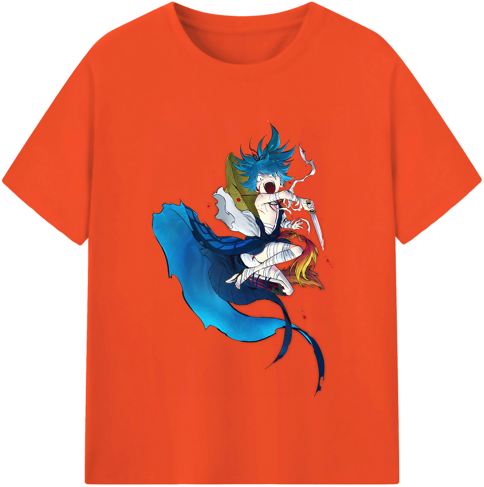 （画像用） 刀剣乱舞 Touken Ranbu 綿100％半袖Tシャツ（フロントプリント）