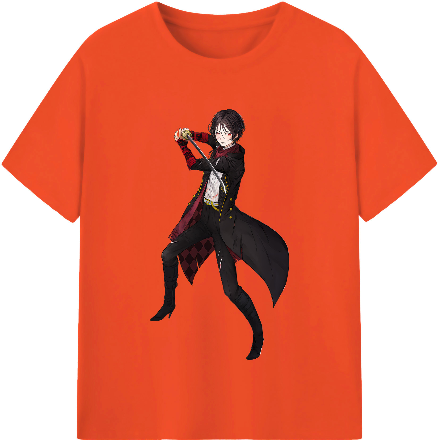 （画像用） 刀剣乱舞 Touken Ranbu 綿100％半袖Tシャツ（フロントプリント）