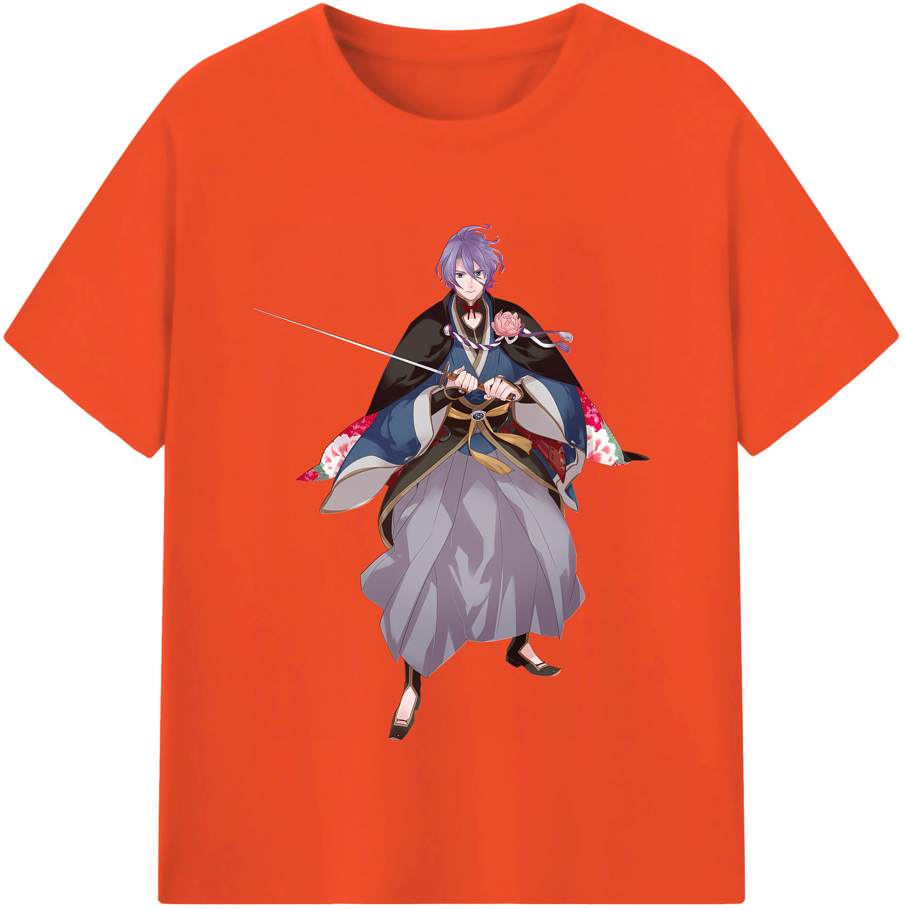 （画像用） 刀剣乱舞 Touken Ranbu 綿100％半袖Tシャツ（フロントプリント）