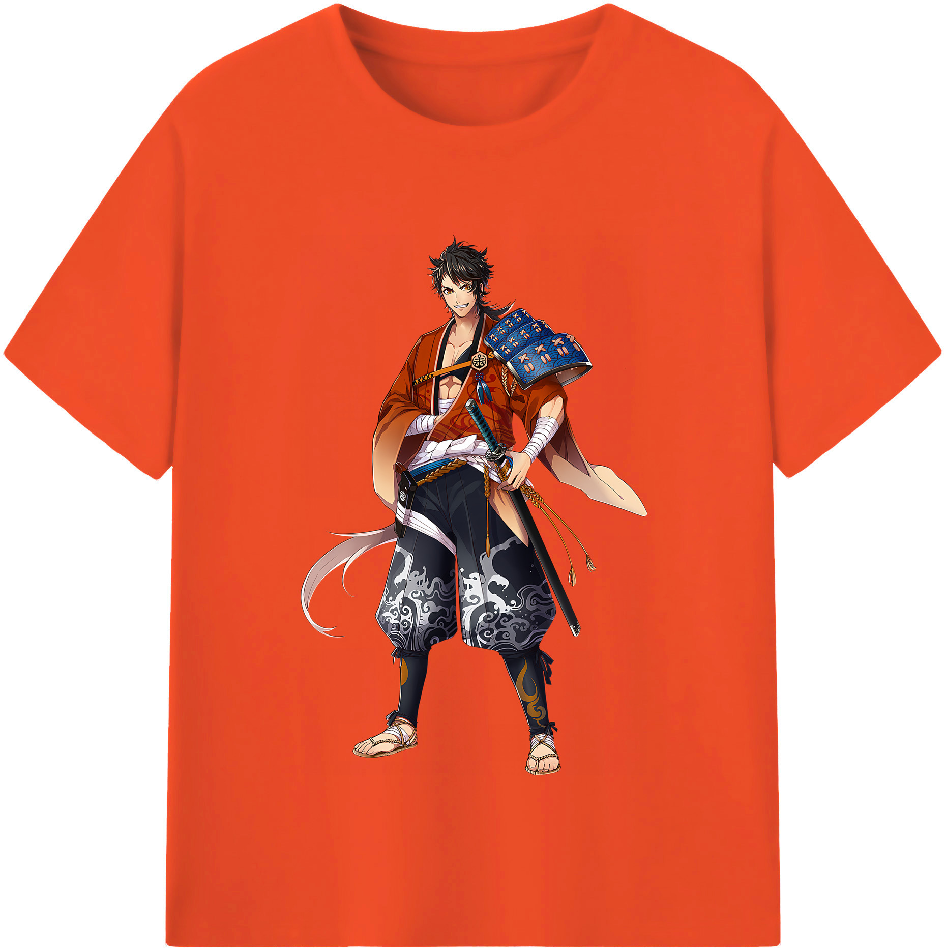 （画像用） 刀剣乱舞 Touken Ranbu 綿100％半袖Tシャツ（フロントプリント）