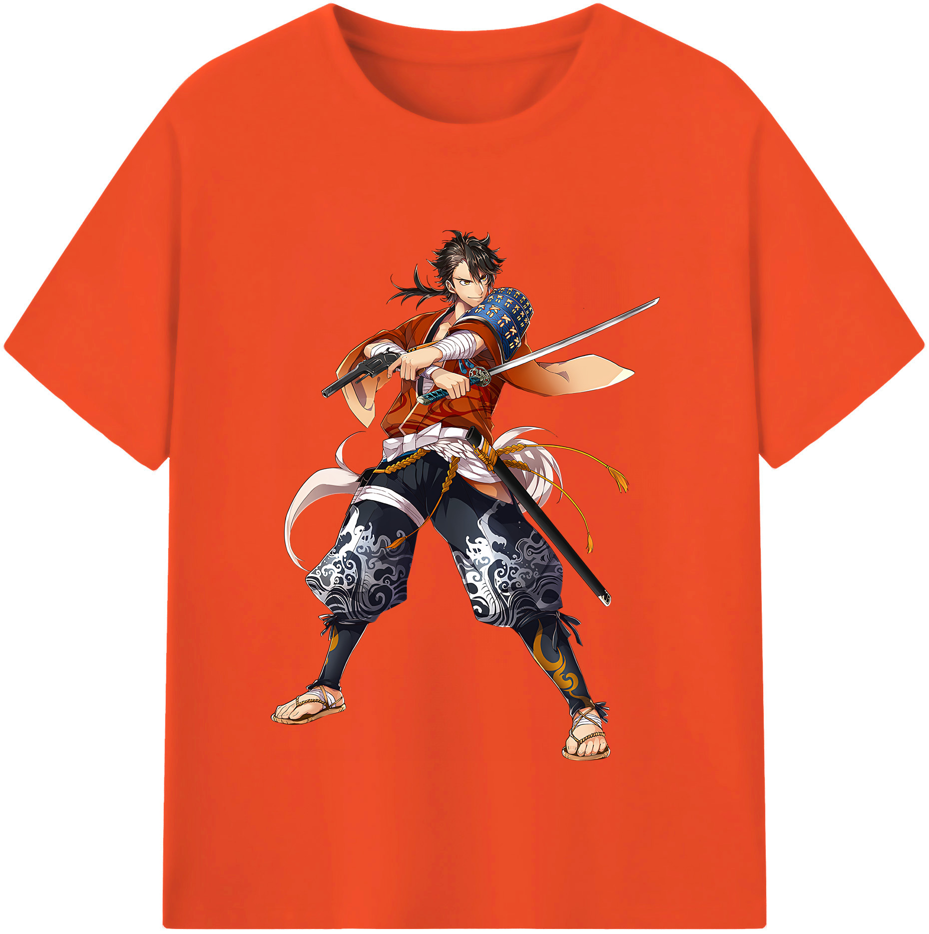 （画像用） 刀剣乱舞 Touken Ranbu 綿100％半袖Tシャツ（フロントプリント）