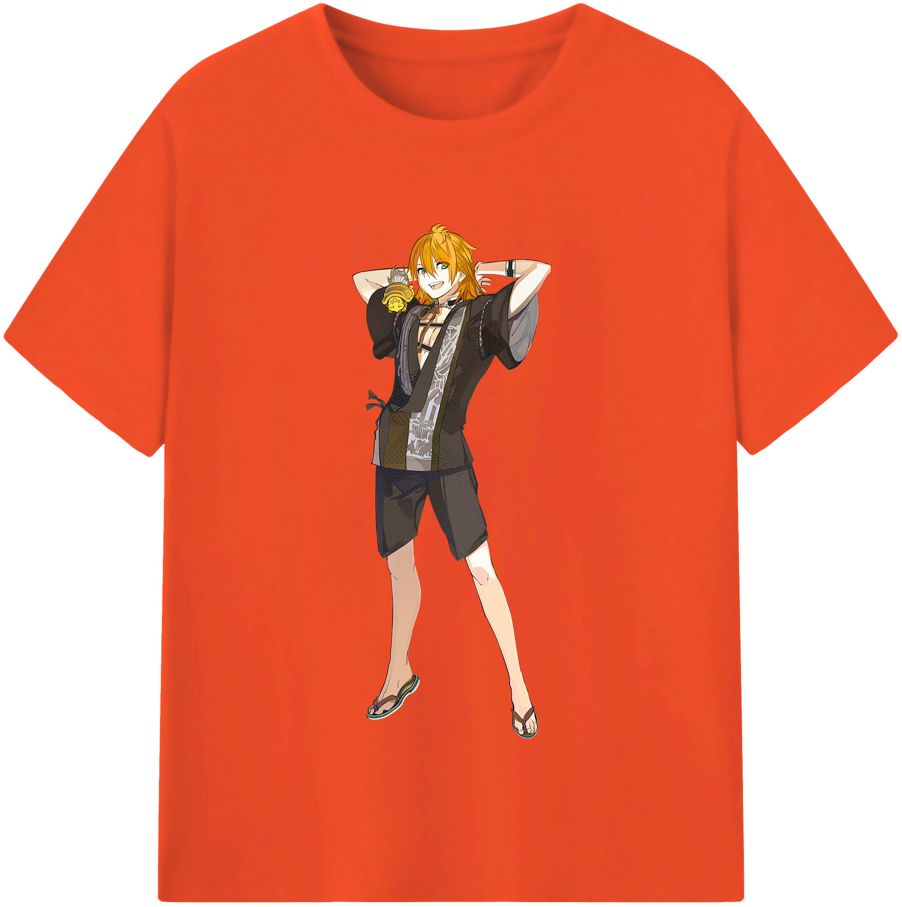 （画像用） 刀剣乱舞 Touken Ranbu 綿100％半袖Tシャツ（フロントプリント）