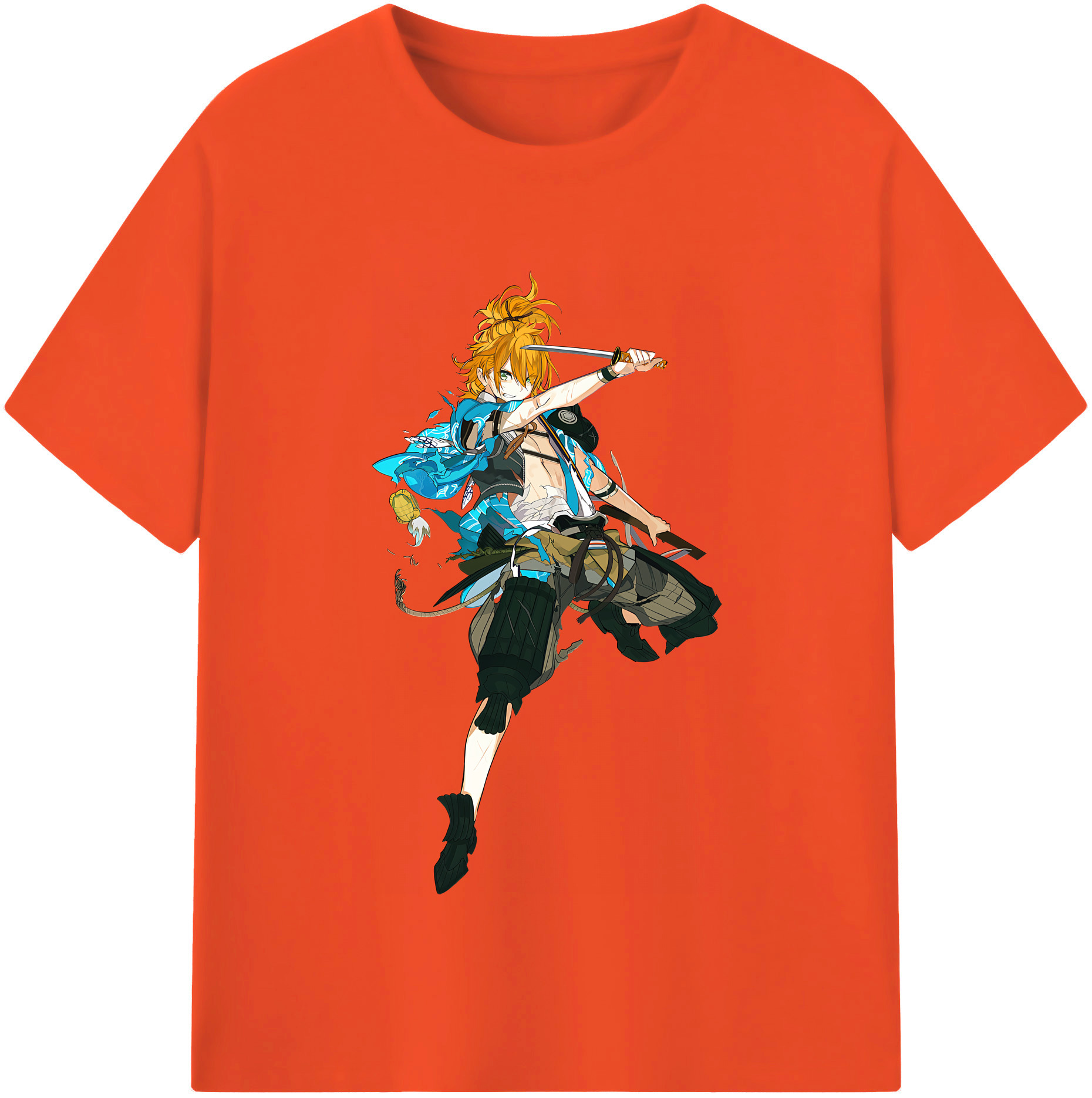 （画像用） 刀剣乱舞 Touken Ranbu 綿100％半袖Tシャツ（フロントプリント）