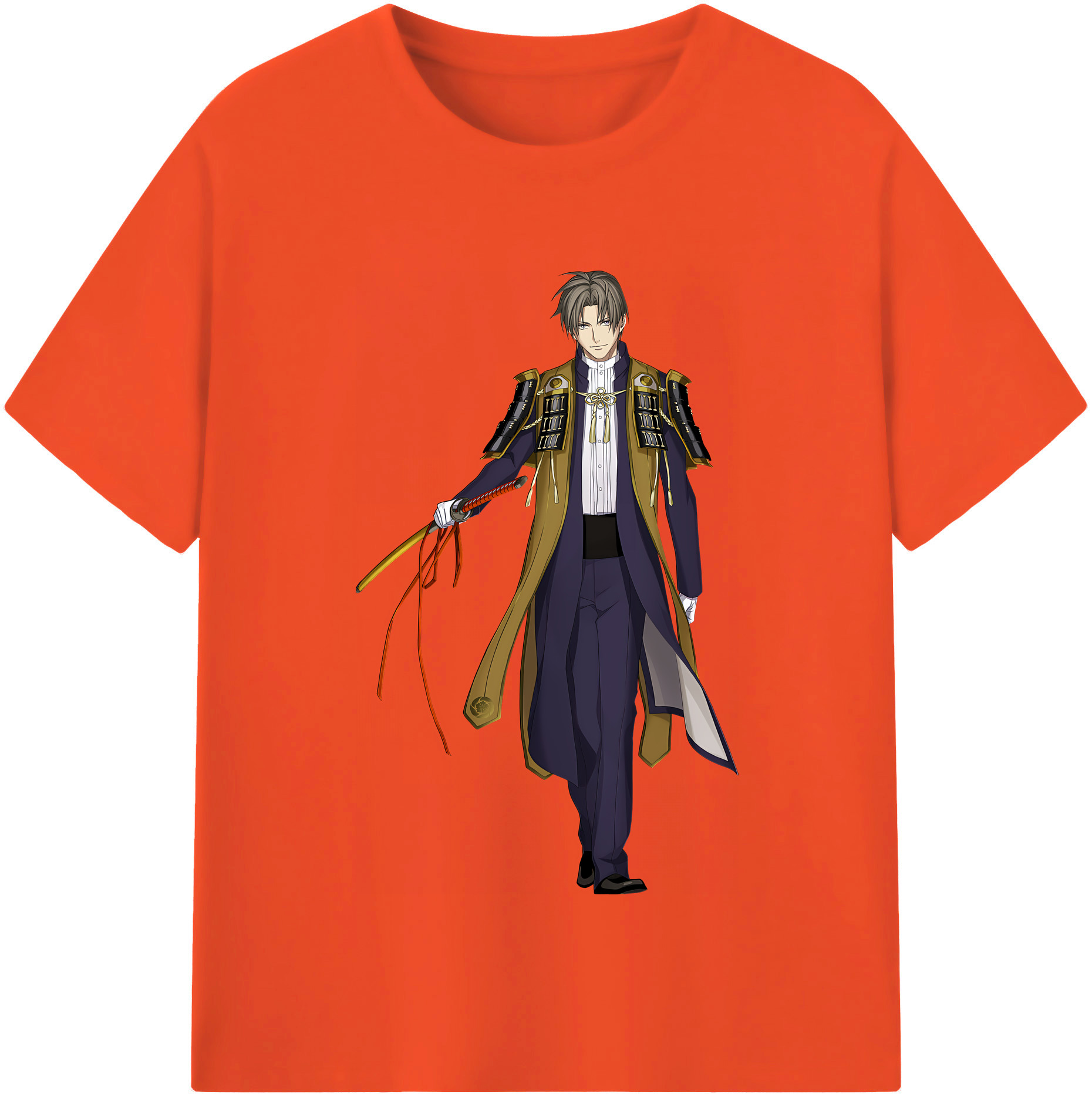 （画像用） 刀剣乱舞 Touken Ranbu 綿100％半袖Tシャツ（フロントプリント）