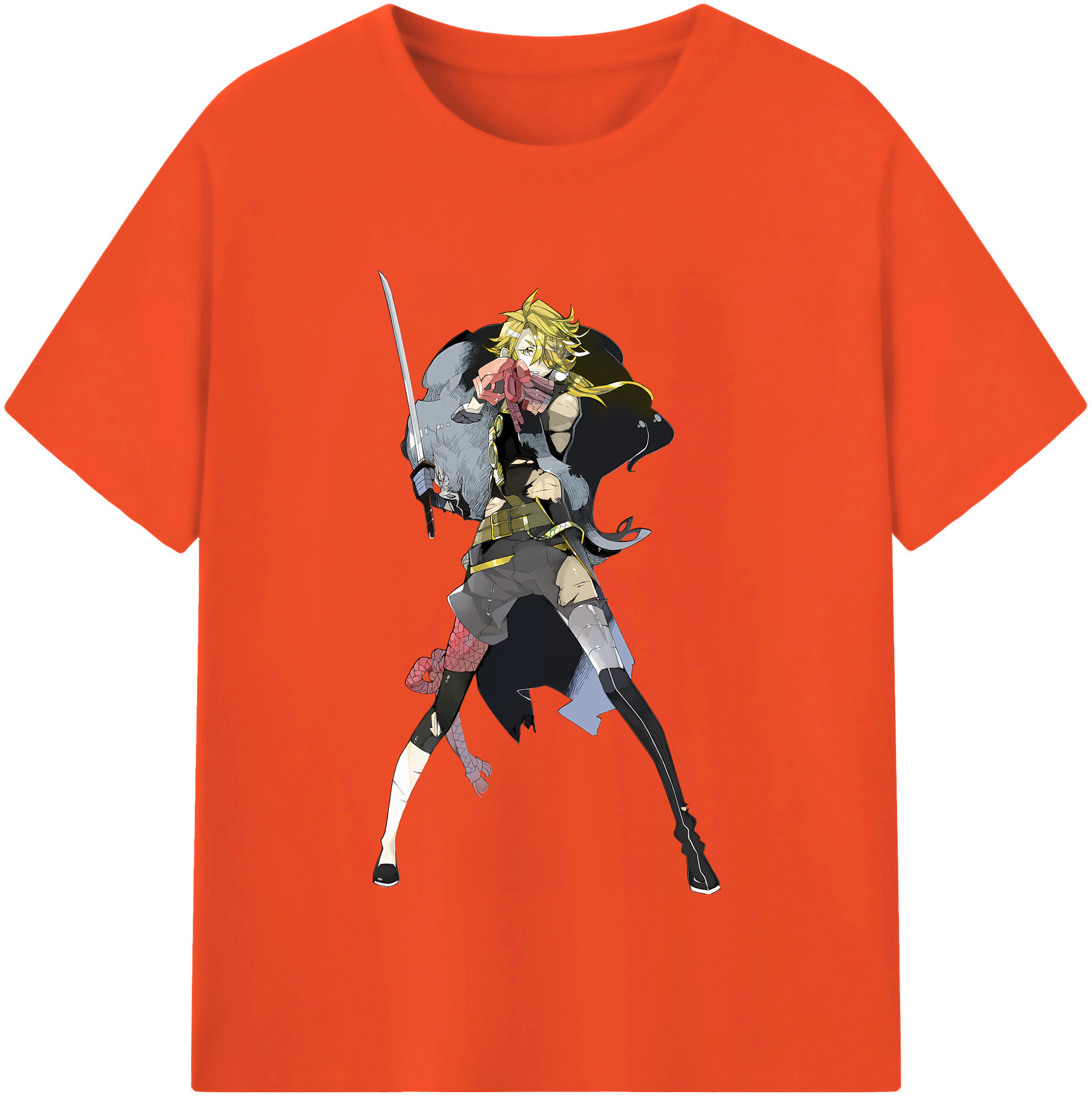 （画像用） 刀剣乱舞 Touken Ranbu 綿100％半袖Tシャツ（フロントプリント）