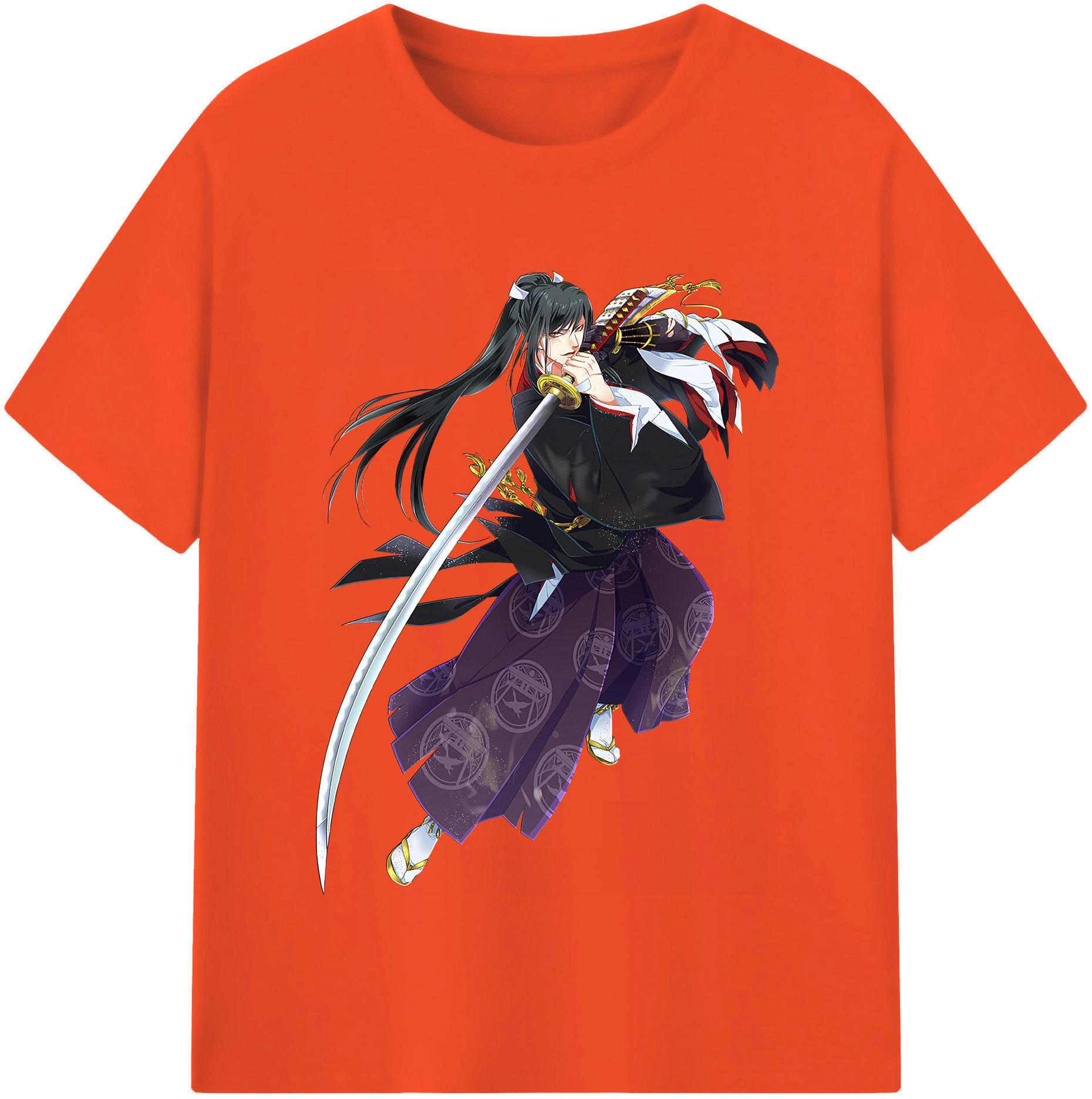 （画像用） 刀剣乱舞 Touken Ranbu 綿100％半袖Tシャツ（フロントプリント）
