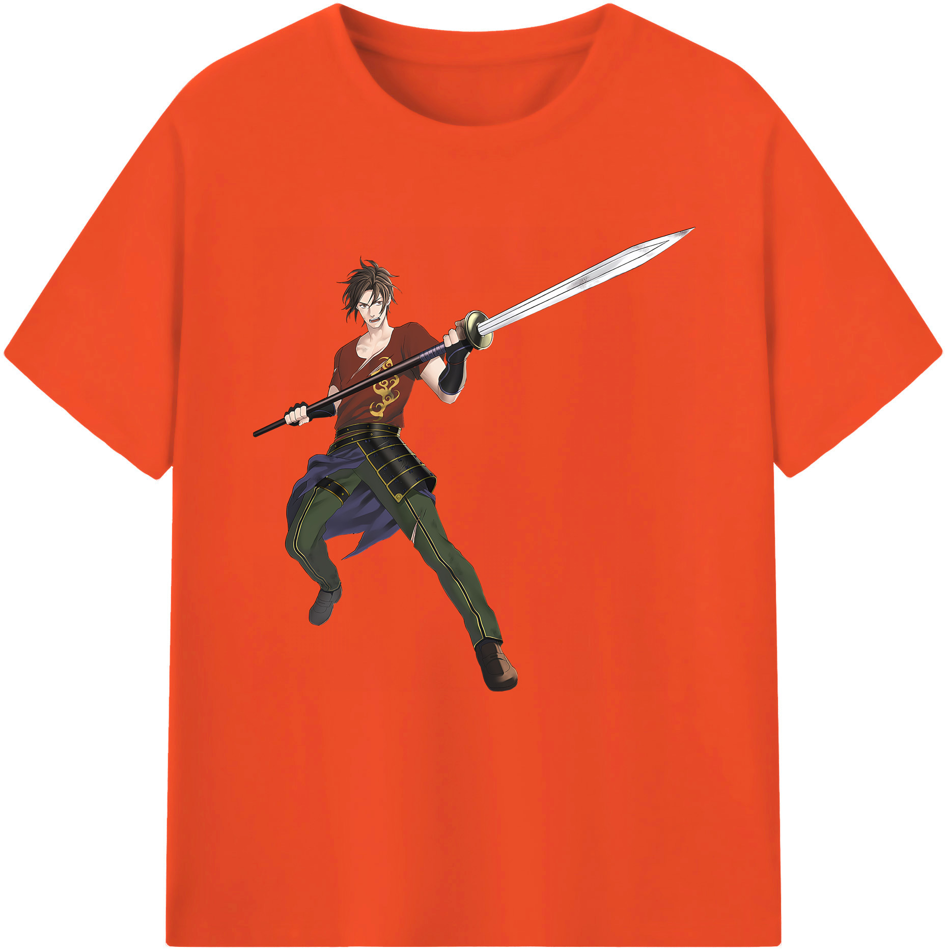 （画像用） 刀剣乱舞 Touken Ranbu 綿100％半袖Tシャツ（フロントプリント）