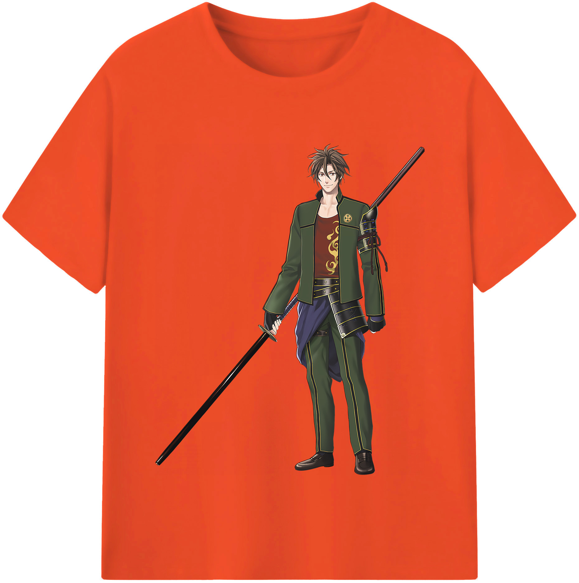 （画像用） 刀剣乱舞 Touken Ranbu 綿100％半袖Tシャツ（フロントプリント）