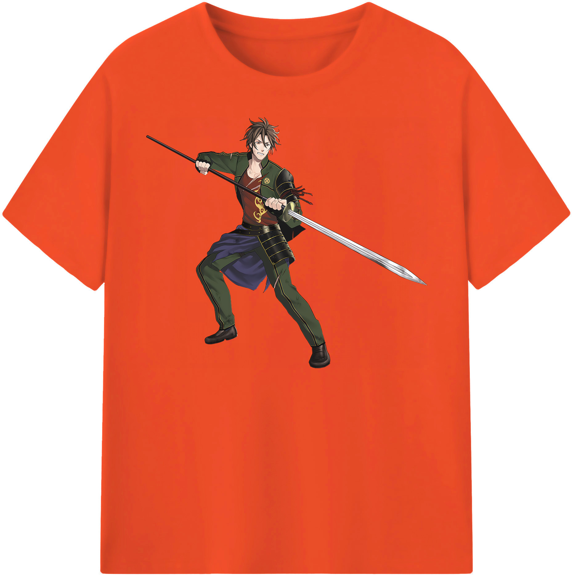 （画像用） 刀剣乱舞 Touken Ranbu 綿100％半袖Tシャツ（フロントプリント）