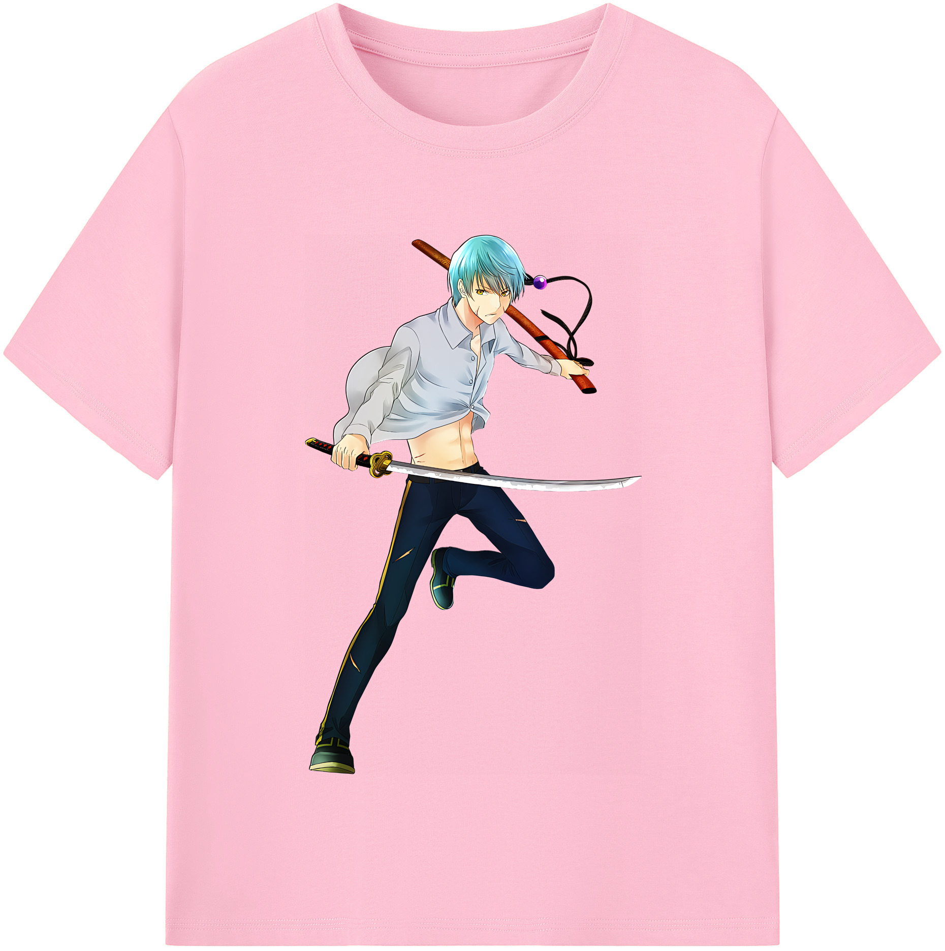 （画像用） 刀剣乱舞 Touken Ranbu 綿100％半袖Tシャツ（フロントプリント）