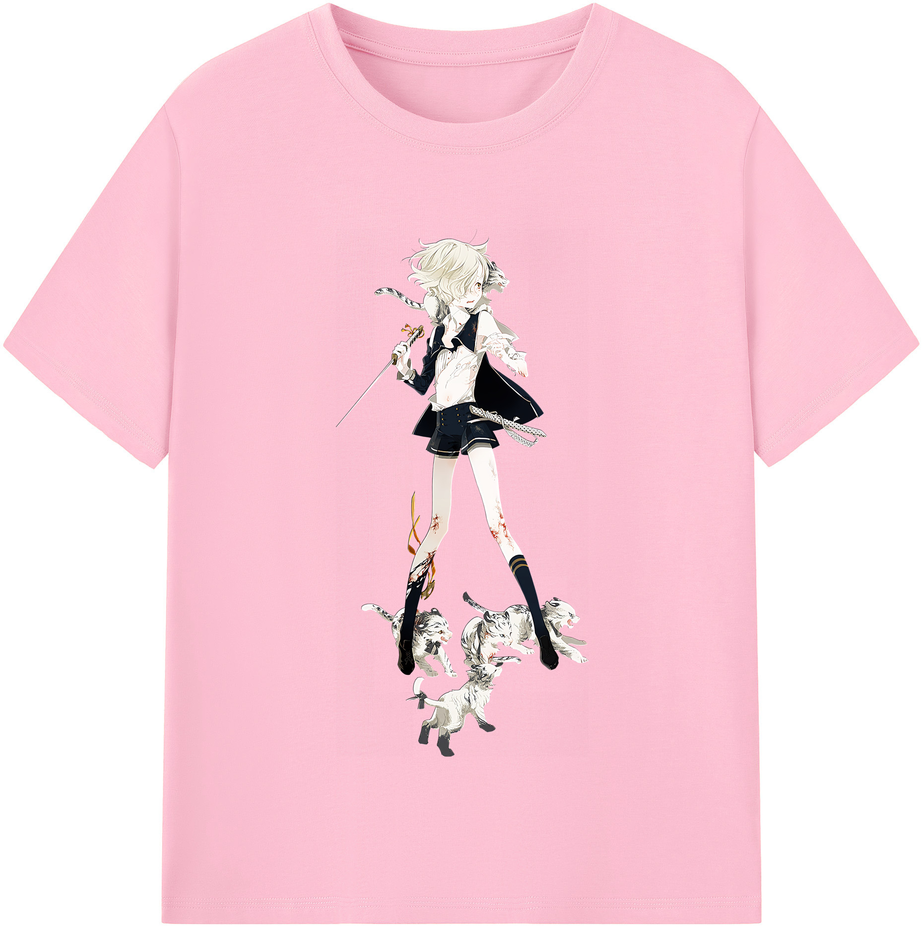 （画像用） 刀剣乱舞 Touken Ranbu 綿100％半袖Tシャツ（フロントプリント）
