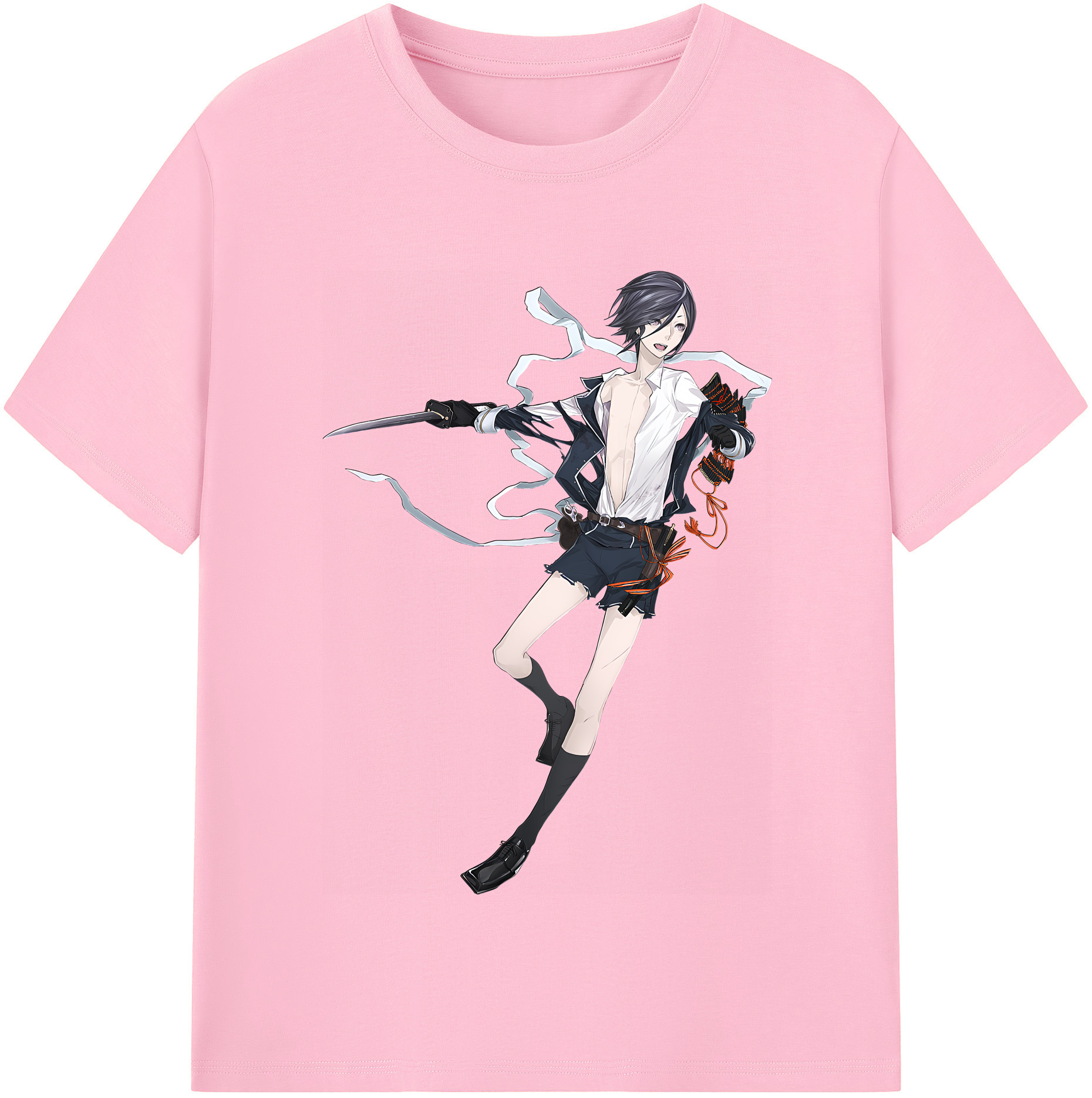 （画像用） 刀剣乱舞 Touken Ranbu 綿100％半袖Tシャツ（フロントプリント）